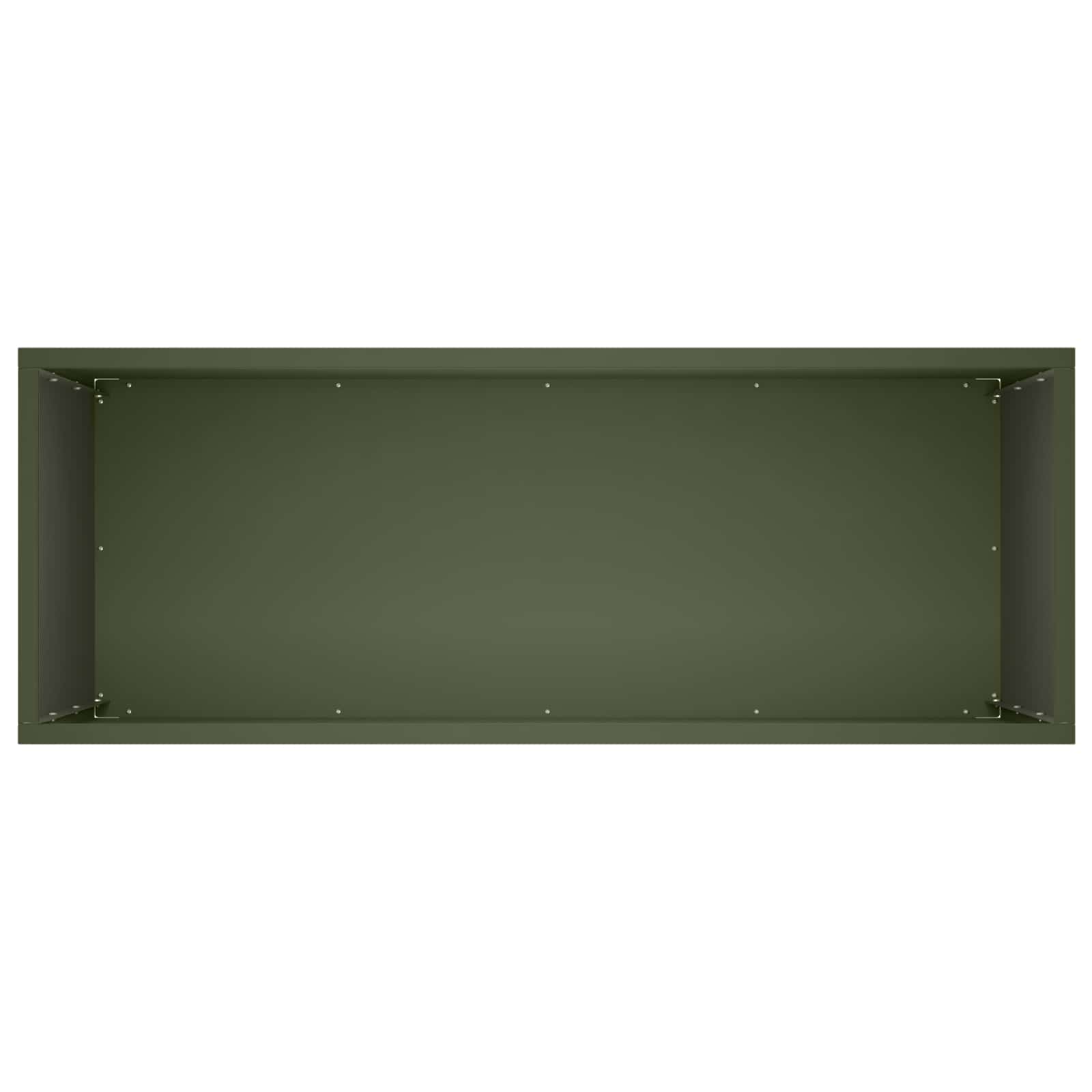 Plantenbak Olijfgroen 80 x 30 x 40 cm Koudgewalst staal image 4