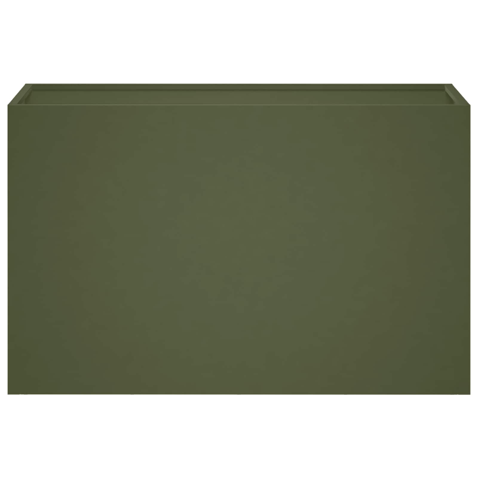 Plantenbak 2 st Olijfgroen 80 x 30 x 40 cm Koudgewalst staal image 4