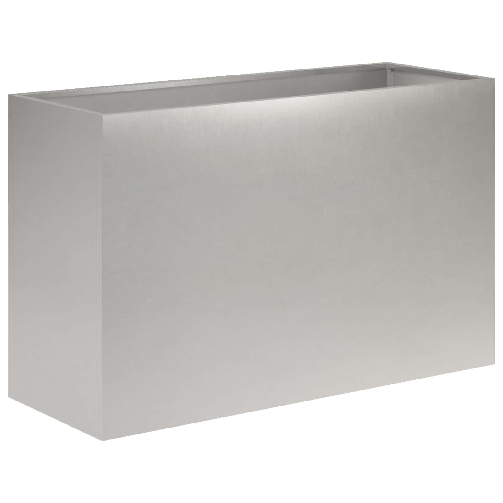 Plantenbak zilver 80 x 30 x 50 cm Roestvrij staal image 2