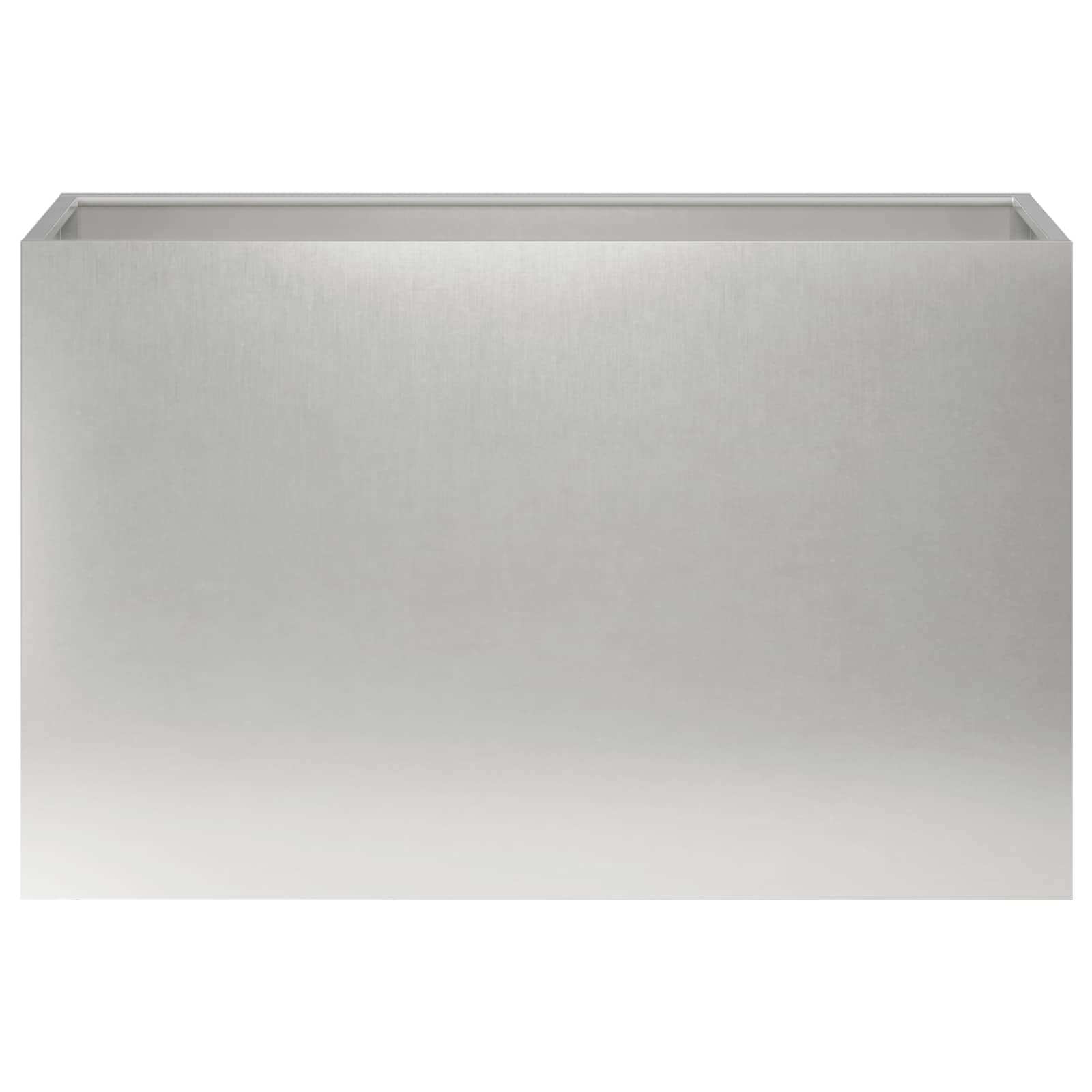 Plantenbak 2 st zilver 80 x 30 x 50 cm Roestvrij staal image 4