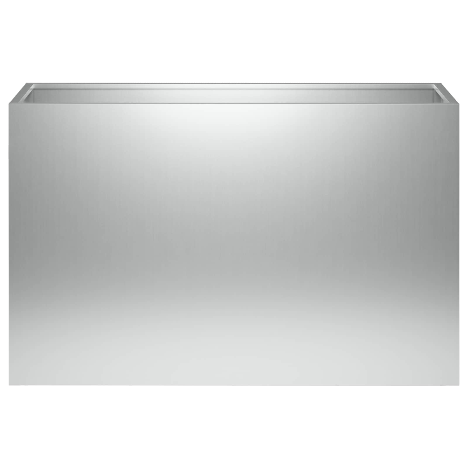 Plantenbak zilver 80 x 30 x 50 cm Gegalvaniseerd staal image 3
