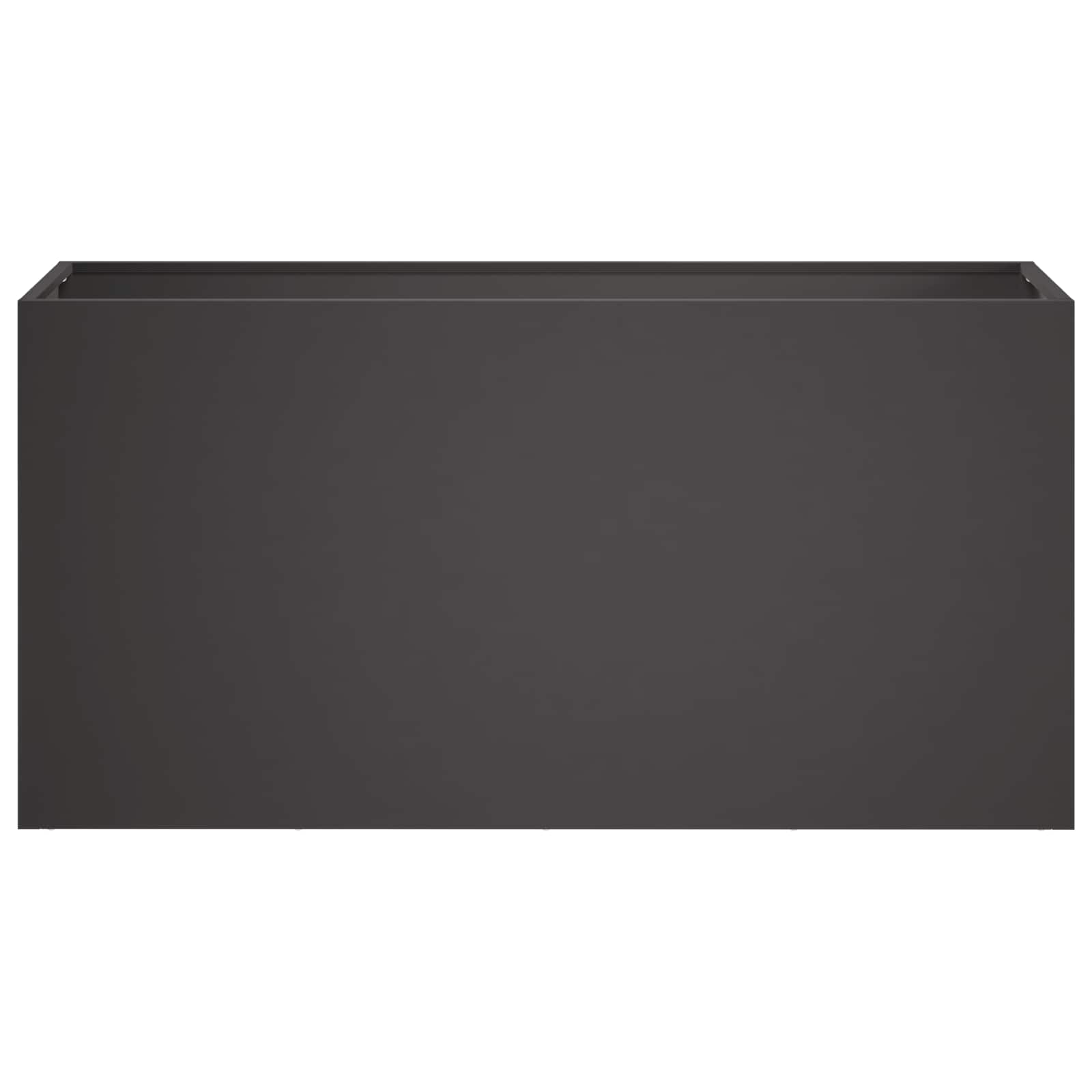 Plantenbak 2 st Zwart 100 x 30 x 40 cm Koudgewalst staal image 4