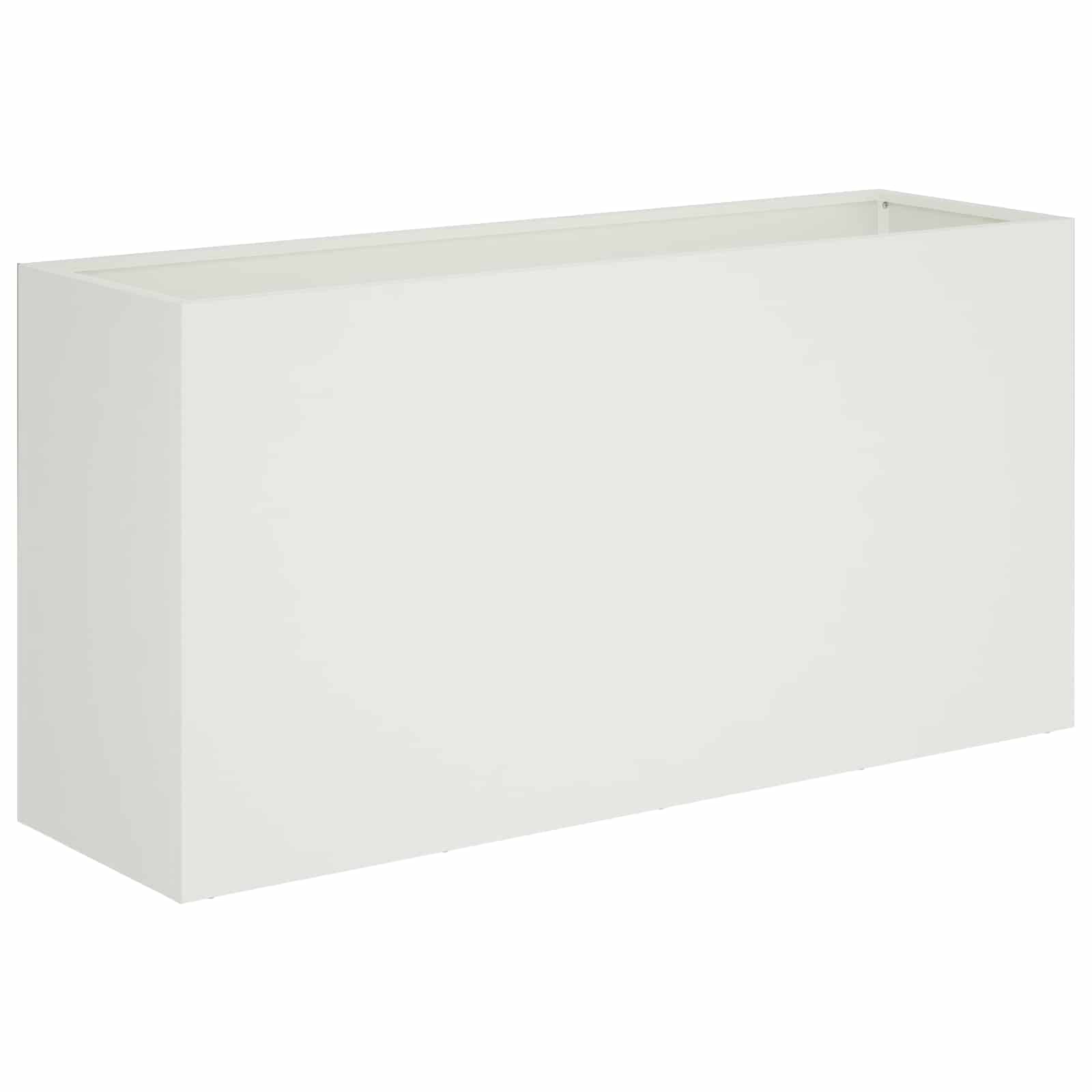 Plantenbak Wit 100 x 30 x 40 cm Koudgewalst staal image 2