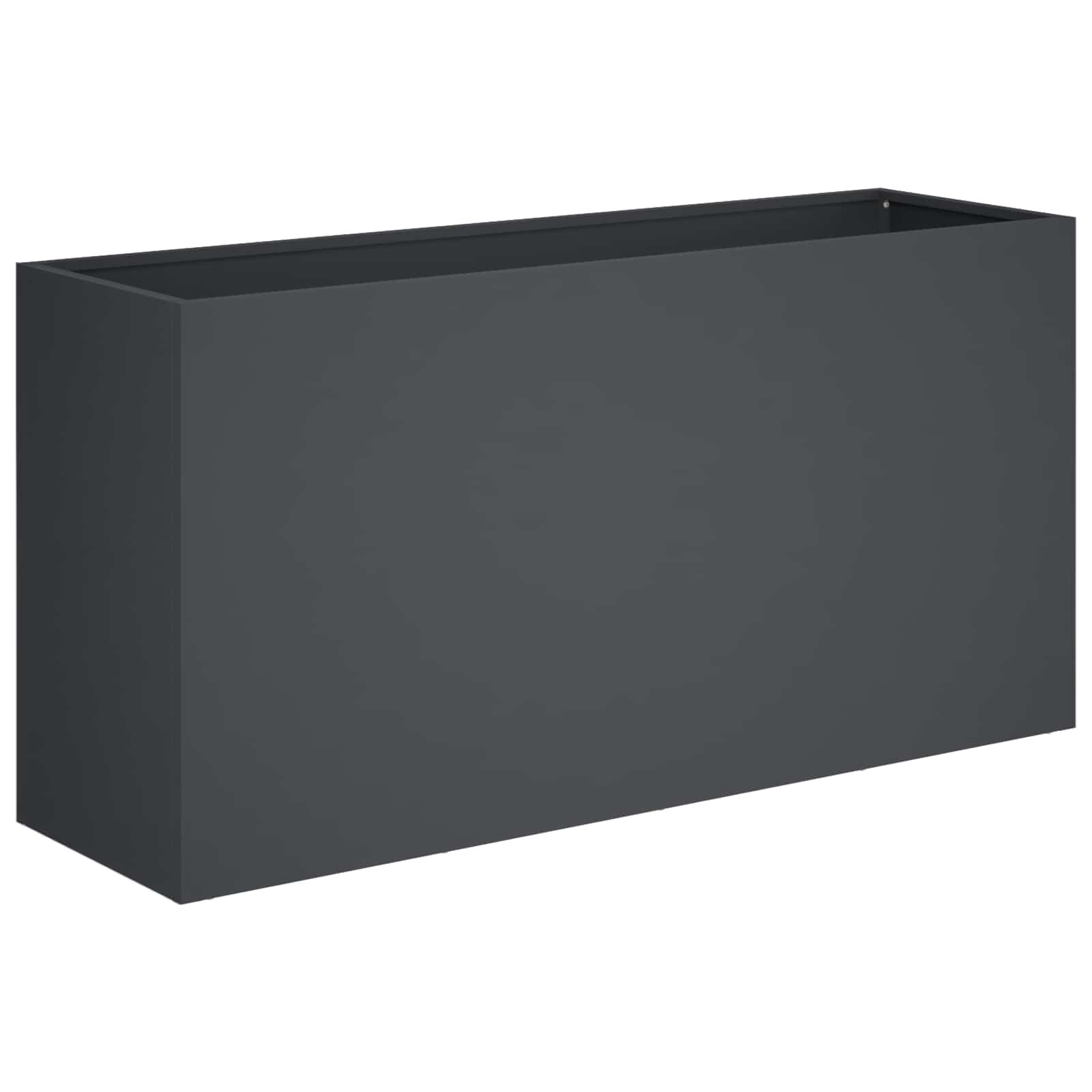 Plantenbak 2 st Antraciet 100 x 30 x 40 cm Koudgewalst staal image 3