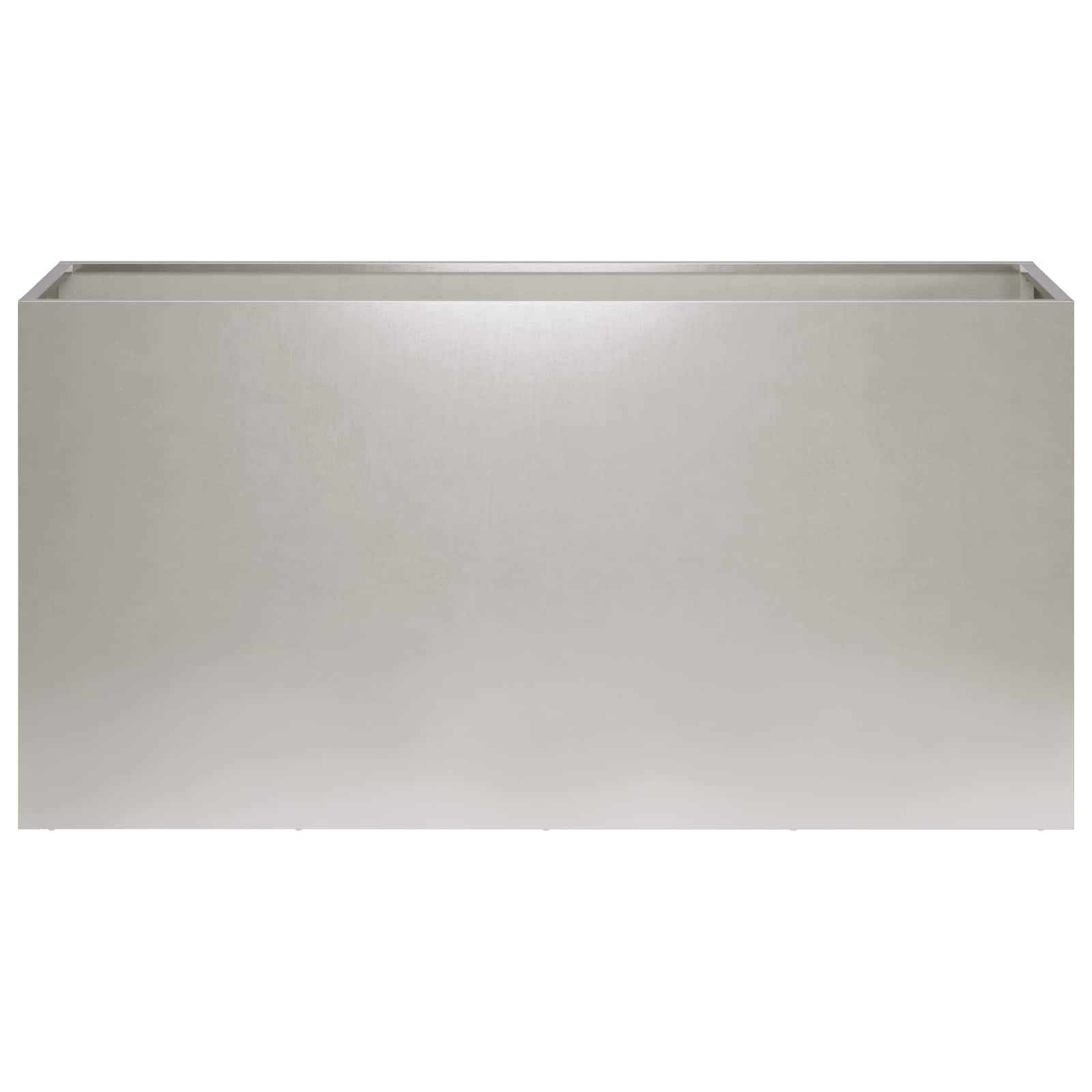 Plantenbak zilver 100 x 30 x 40 cm Roestvrij staal image 3
