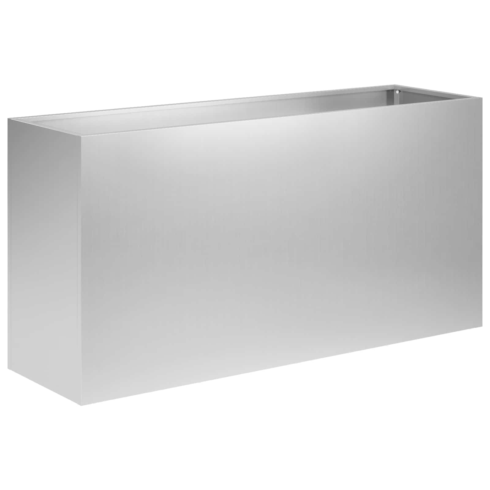 Plantenbak zilver 100 x 30 x 40 cm Gegalvaniseerd staal image 2