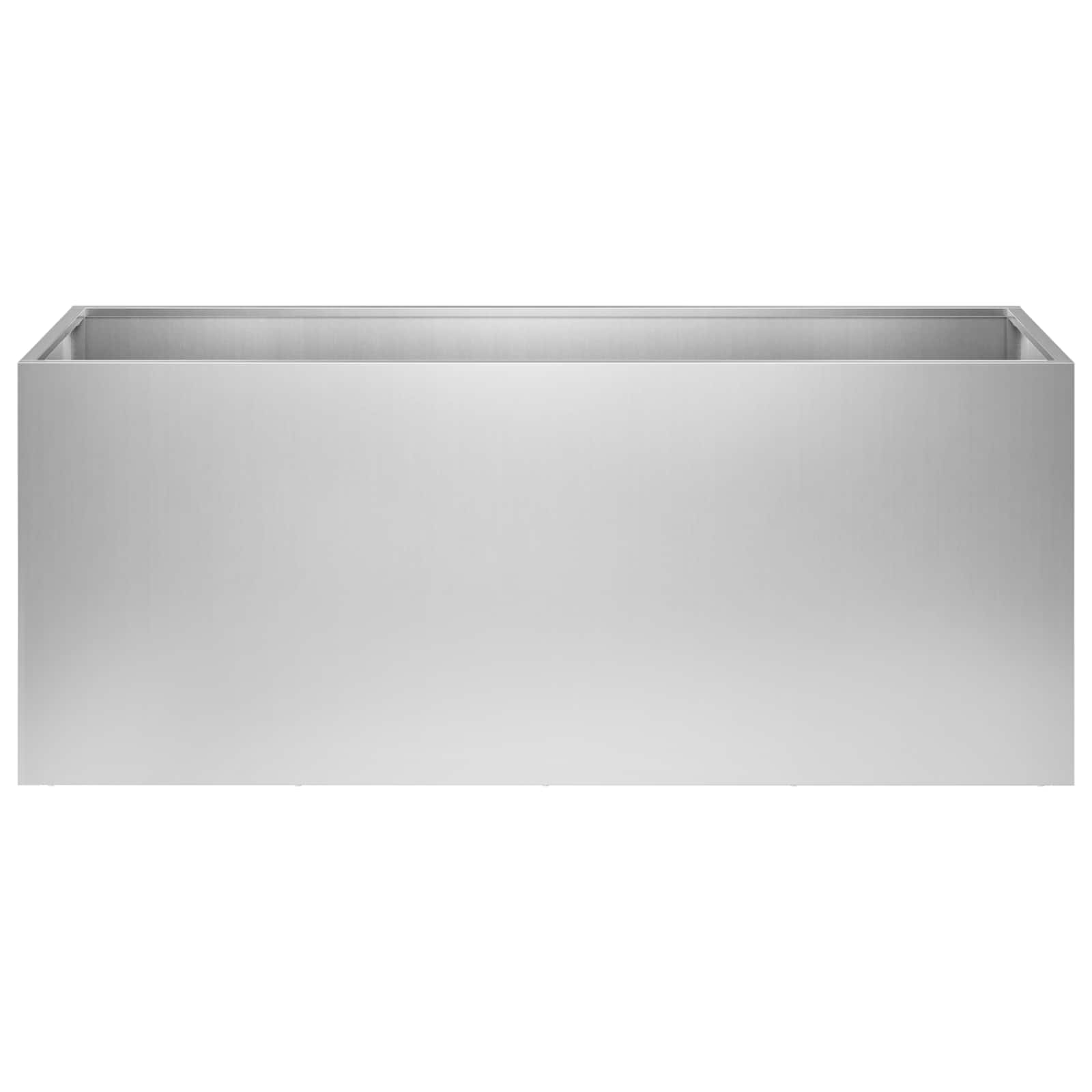 Plantenbak 2 st zilver 100 x 30 x 40 cm Gegalvaniseerd staal image 4