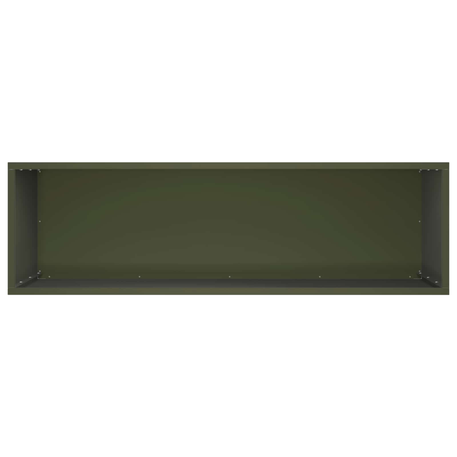 Plantenbak Olijfgroen 100 x 30 x 50 cm Koudgewalst staal image 4