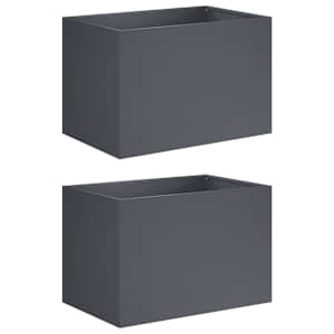 vidaXL Aia istutuspot 2 tk Antratsiit 50 x 40 x 40 cm