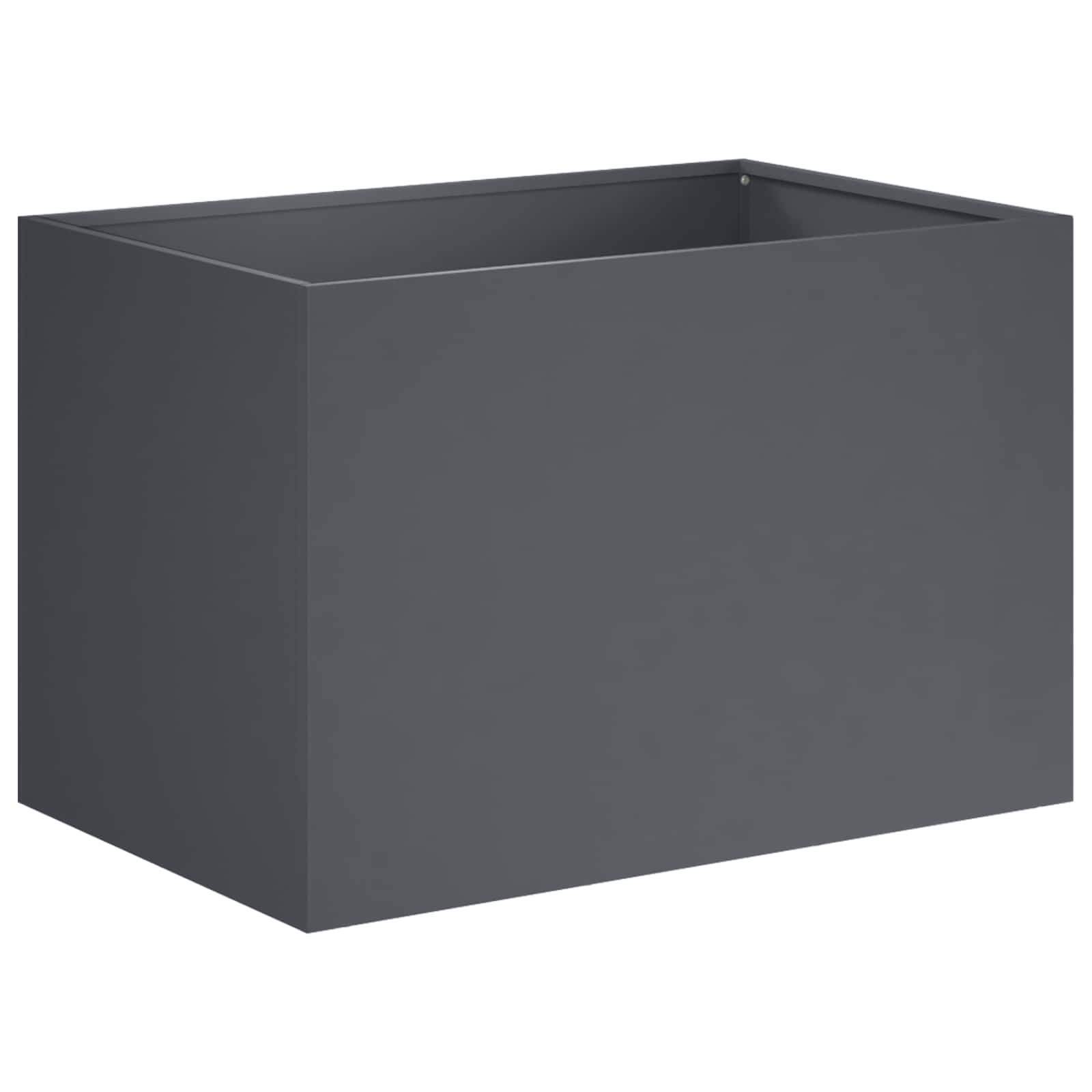 Plantenbak 2 st Antraciet 50 x 40 x 40 cm Koudgewalst staal image 3