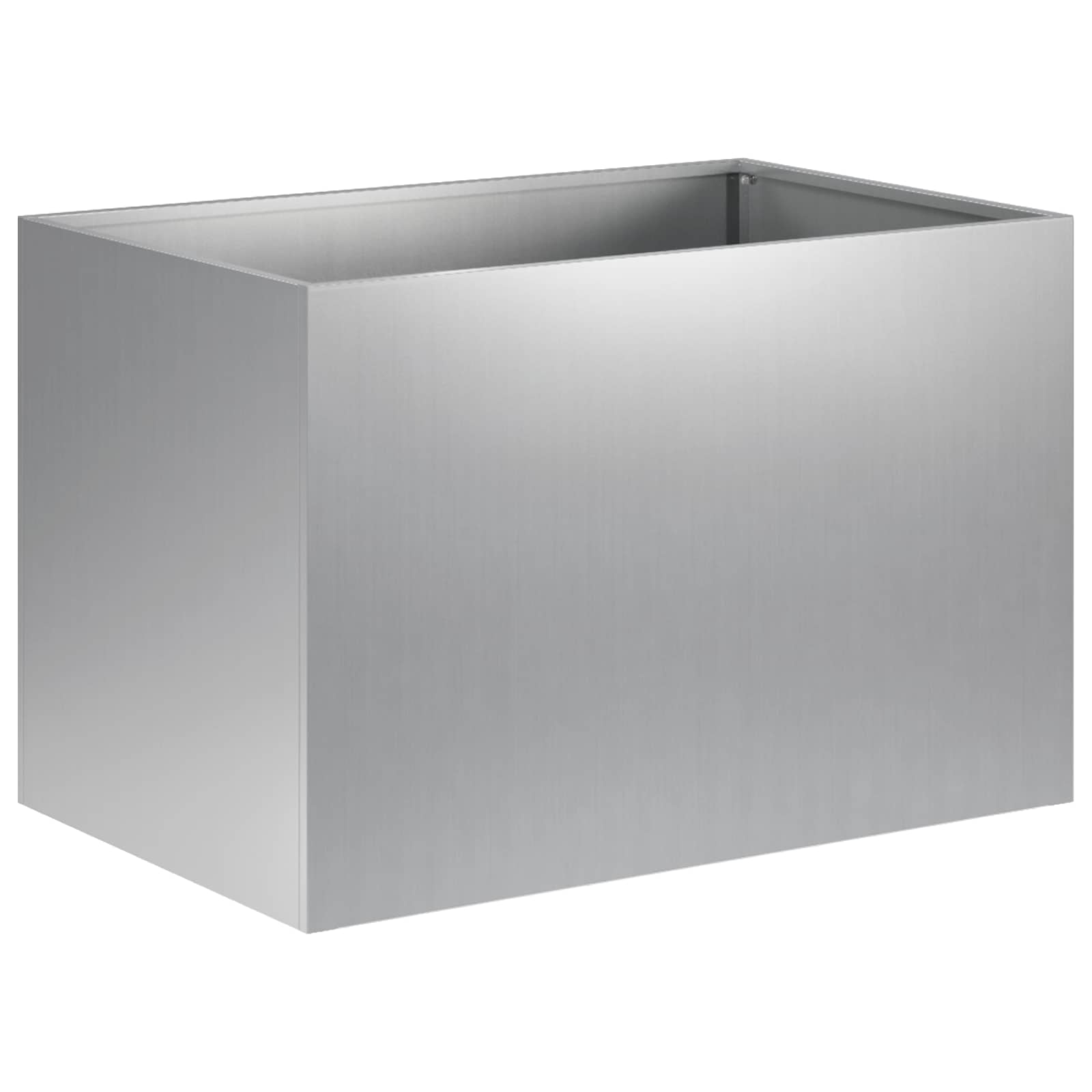 Plantenbak zilver 50 x 40 x 40 cm Gegalvaniseerd staal image 2