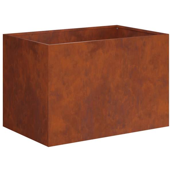 vidaXL Aia istutuspot Rooste 50 x 40 x 40 cm Ilmastikukindel teras