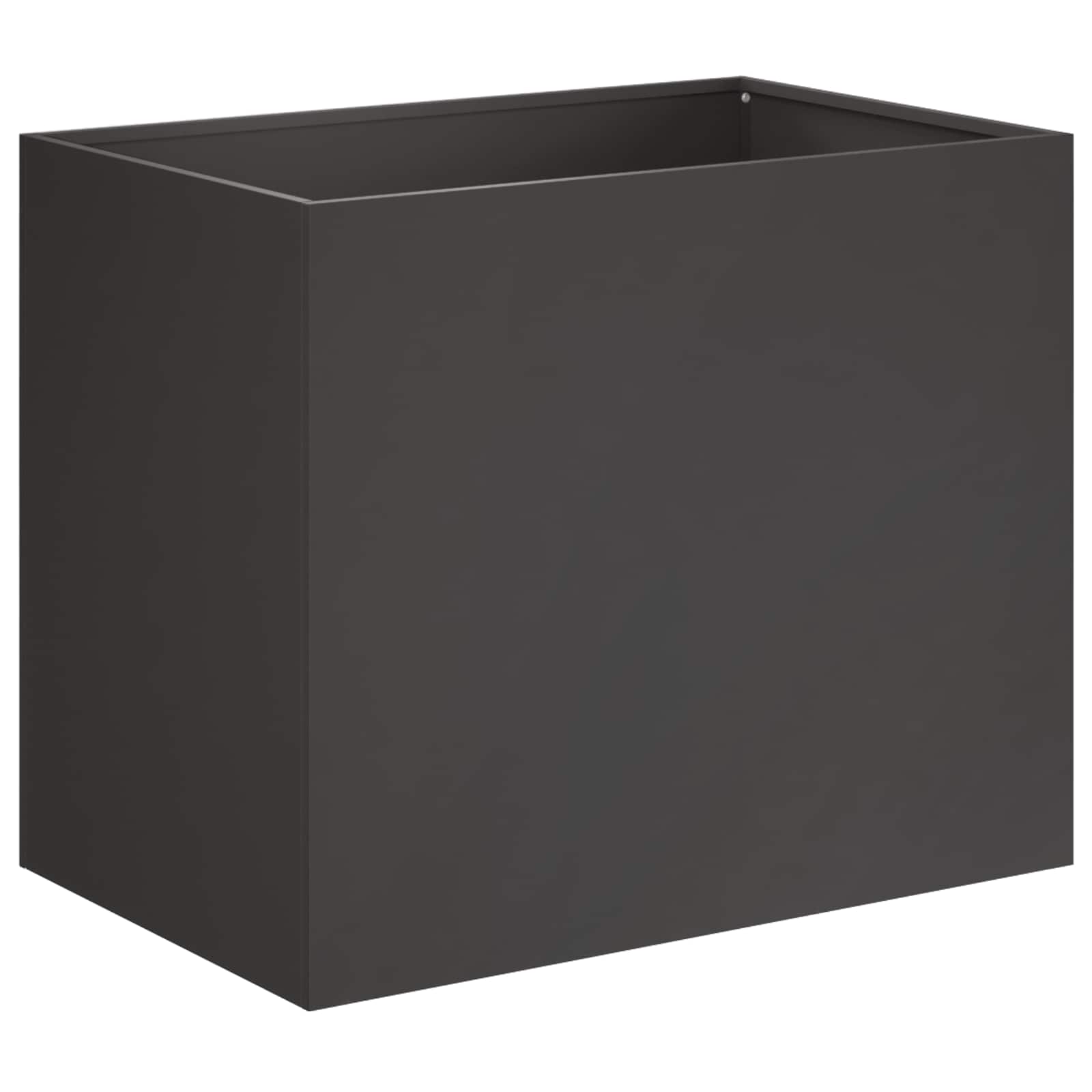 Plantenbak Zwart 50 x 40 x 50 cm Koudgewalst staal image 2
