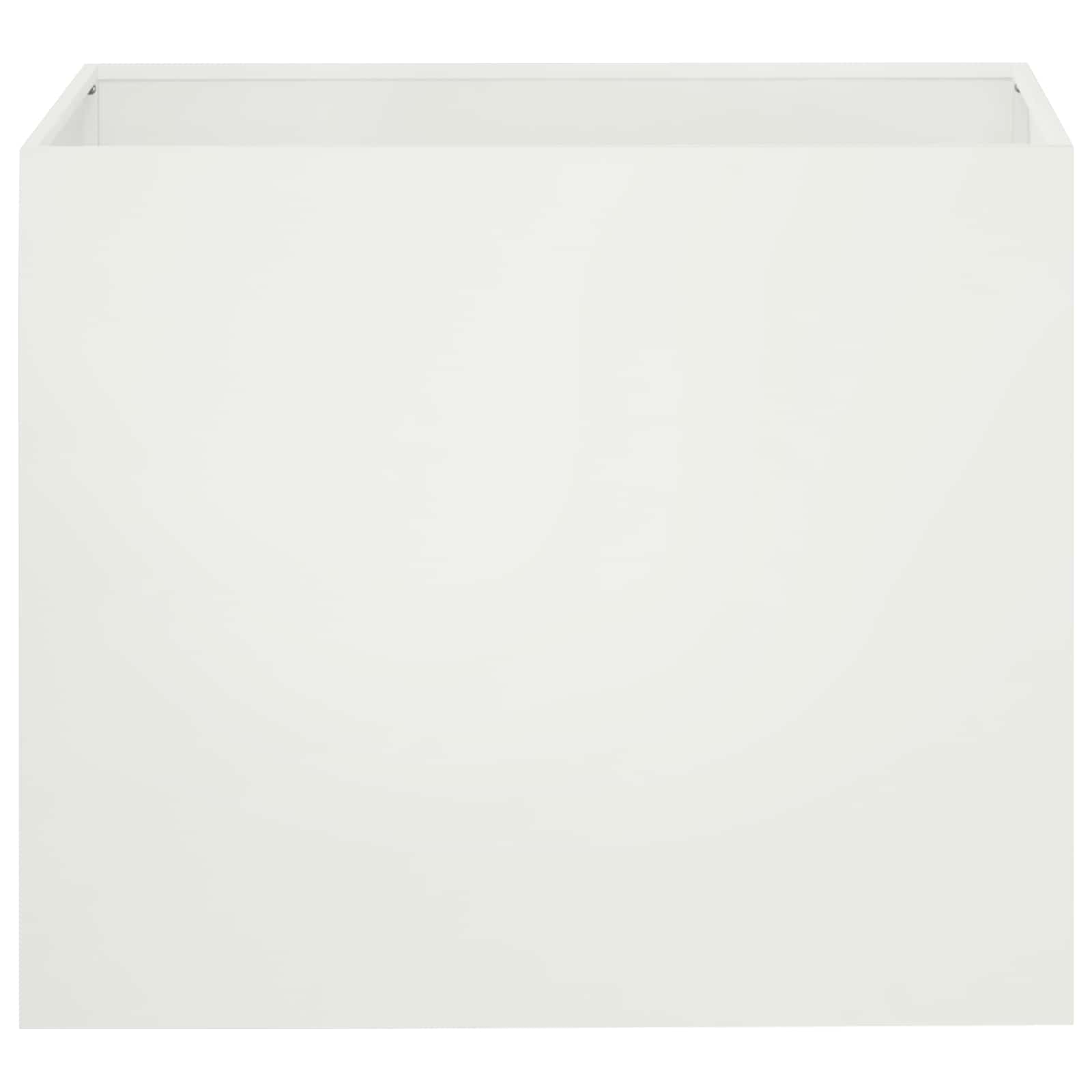 Plantenbak 2 st Wit 50 x 40 x 50 cm Koudgewalst staal image 4