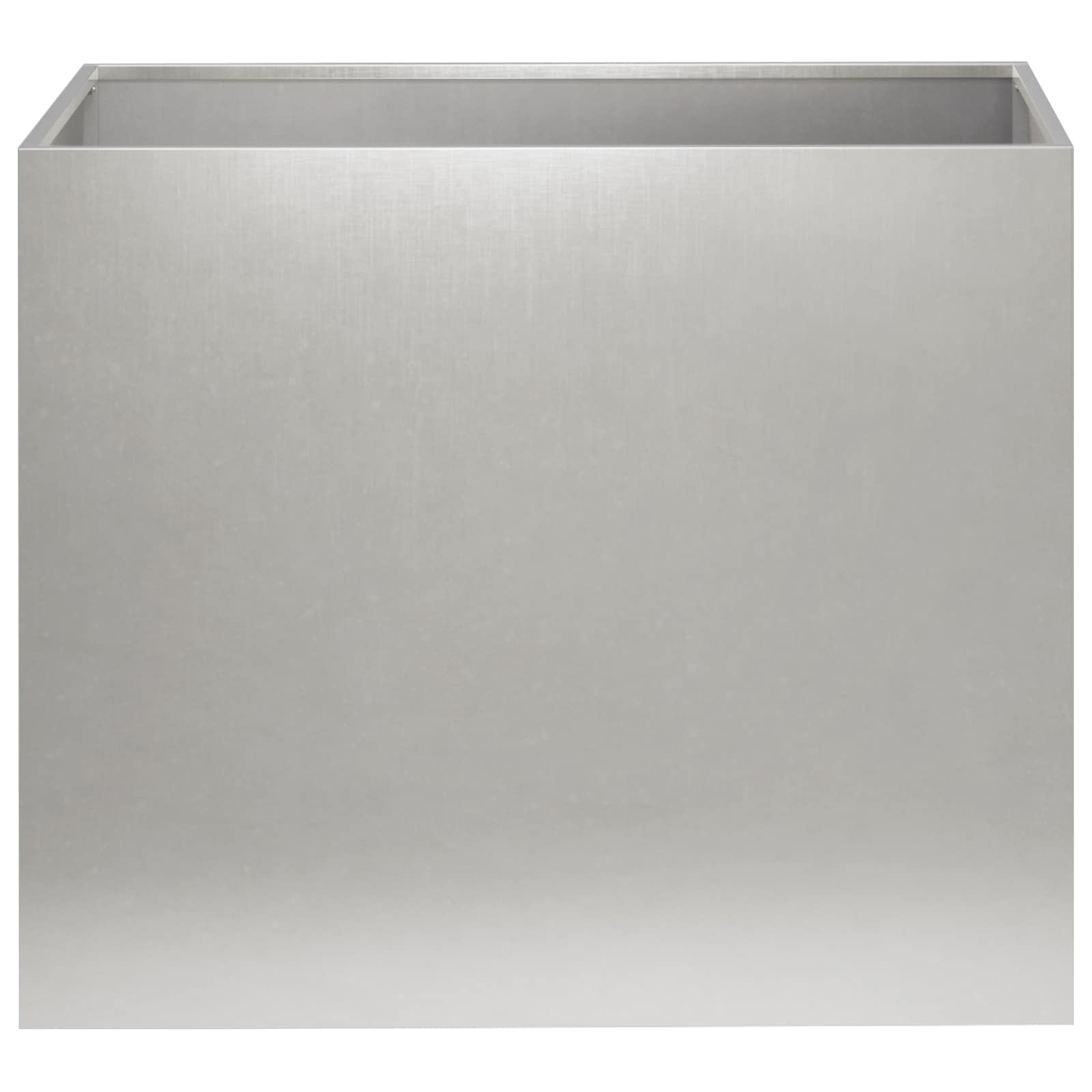 Plantenbak 2 st zilver 50 x 40 x 50 cm Roestvrij staal image 4