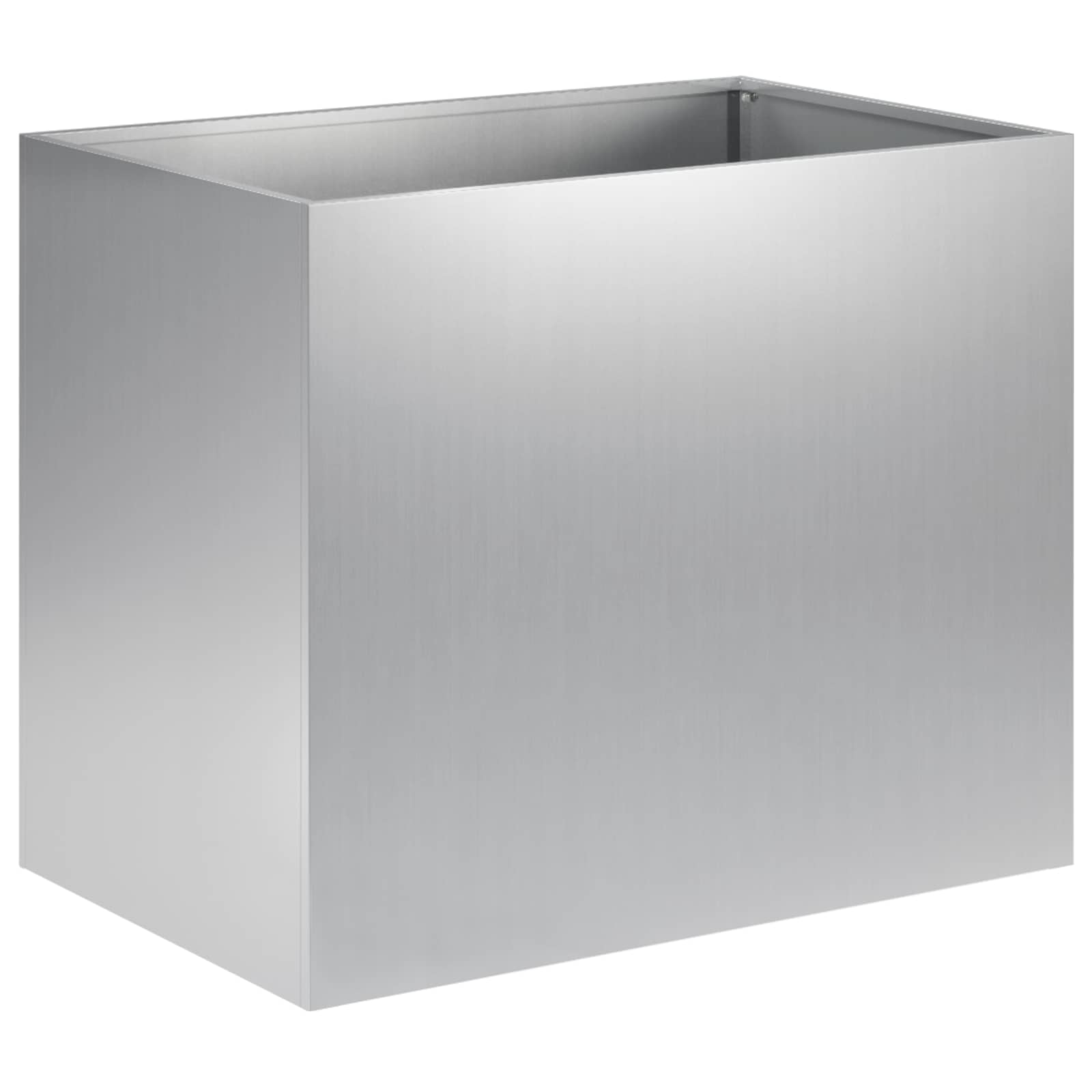 Plantenbak 2 st zilver 50 x 40 x 50 cm Gegalvaniseerd staal image 3