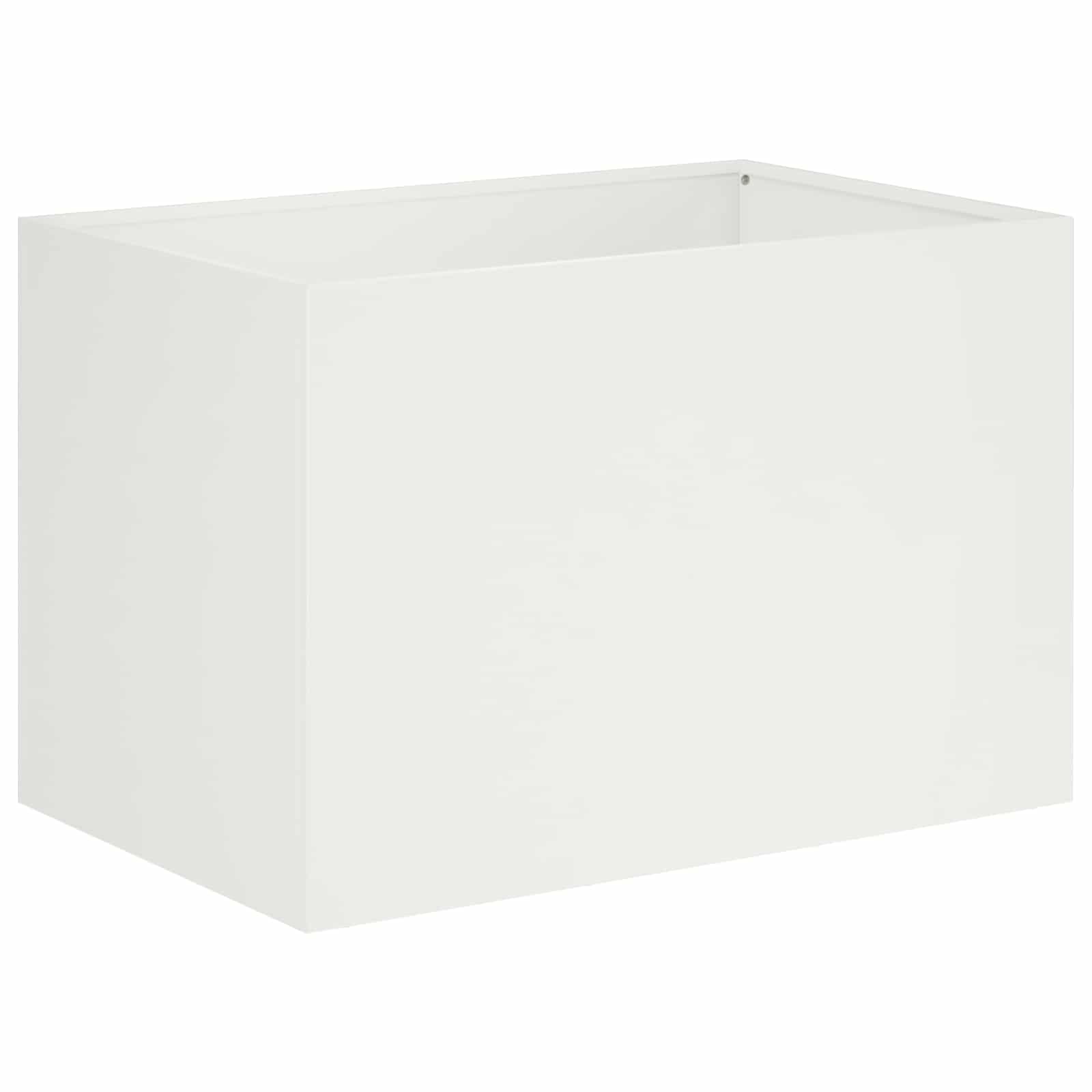 Plantenbak Wit 60 x 40 x 40 cm Koudgewalst staal image 2