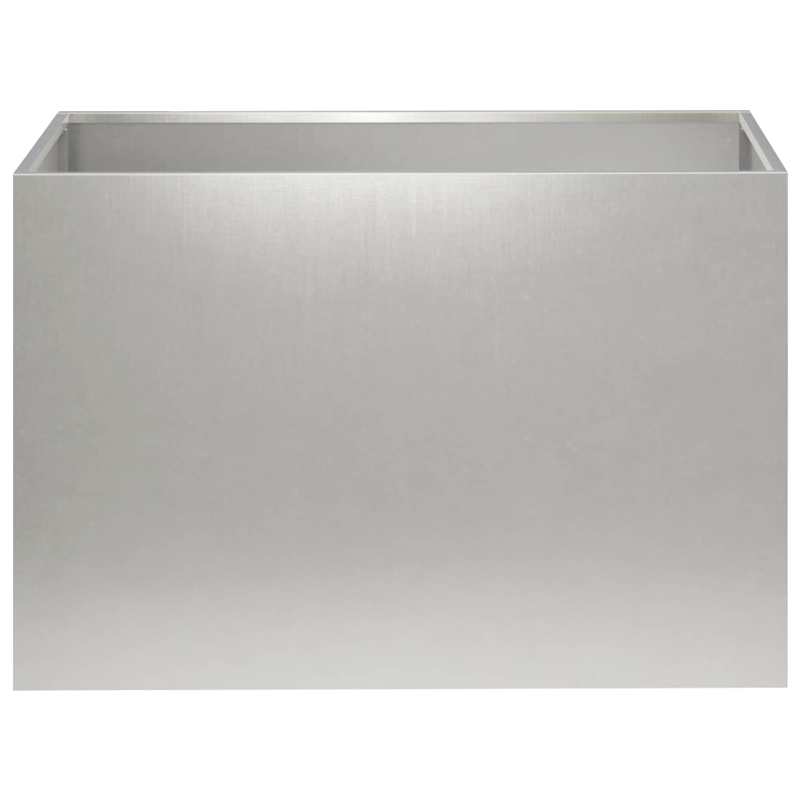Plantenbak zilver 60 x 40 x 40 cm Roestvrij staal image 3