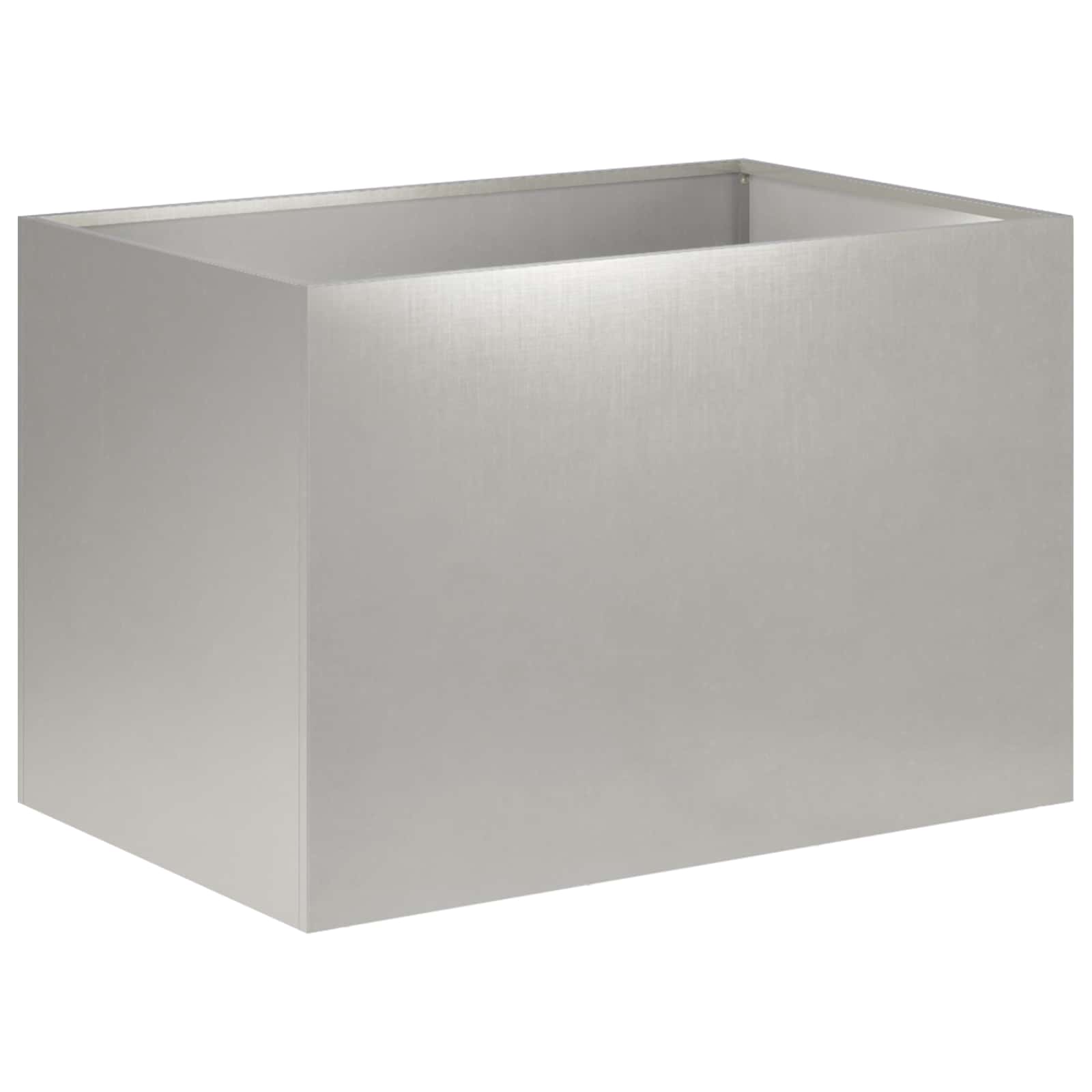 Plantenbak 2 st zilver 60 x 40 x 40 cm Roestvrij staal image 3