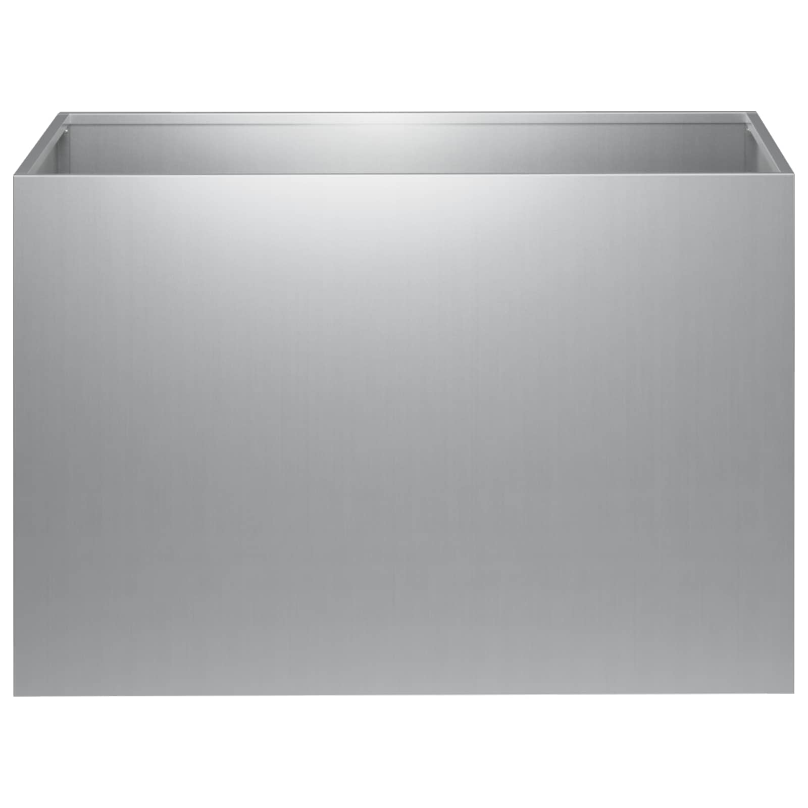 Plantenbak zilver 60 x 40 x 40 cm Gegalvaniseerd staal image 3