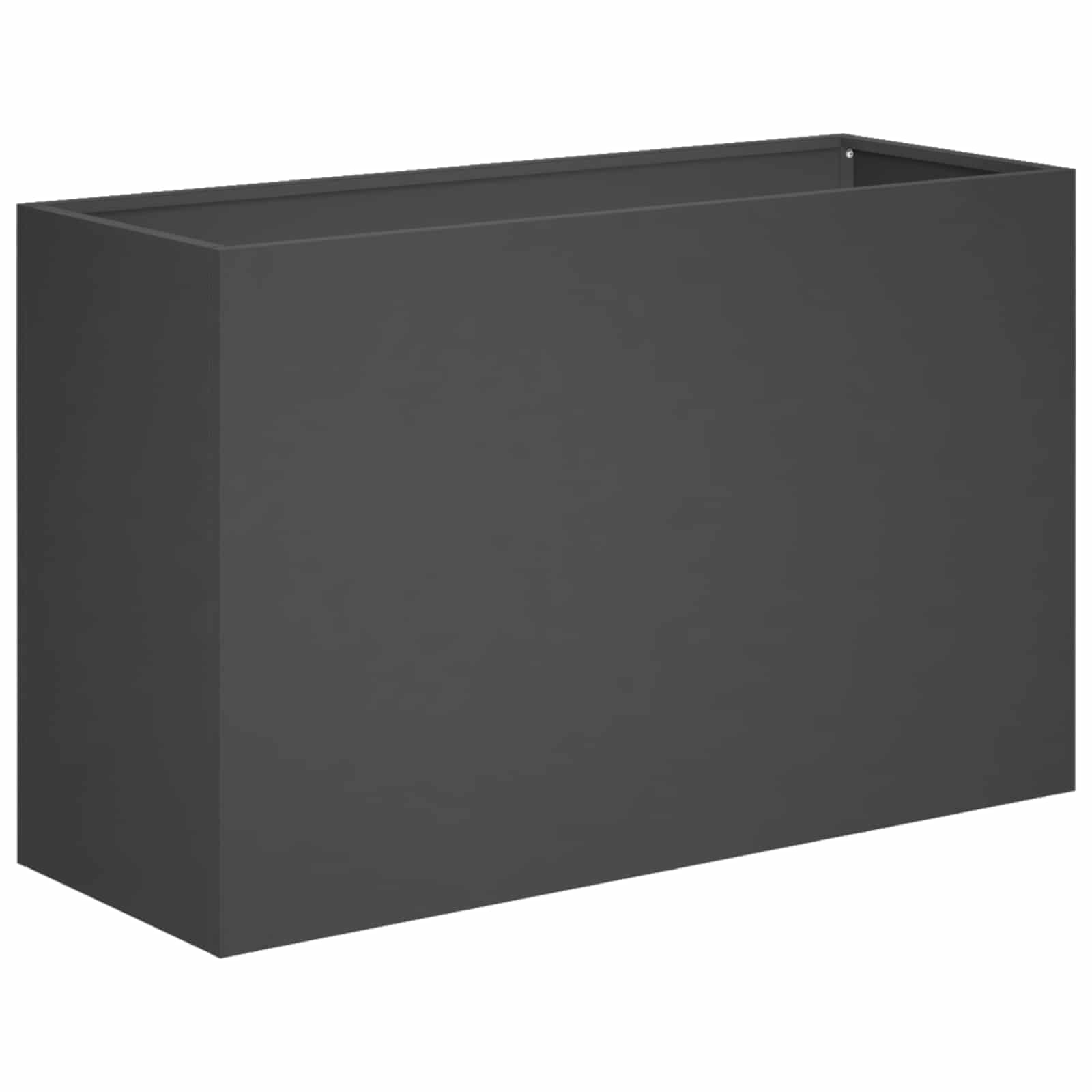 Plantenbak Zwart 80 x 40 x 50 cm Koudgewalst staal image 2