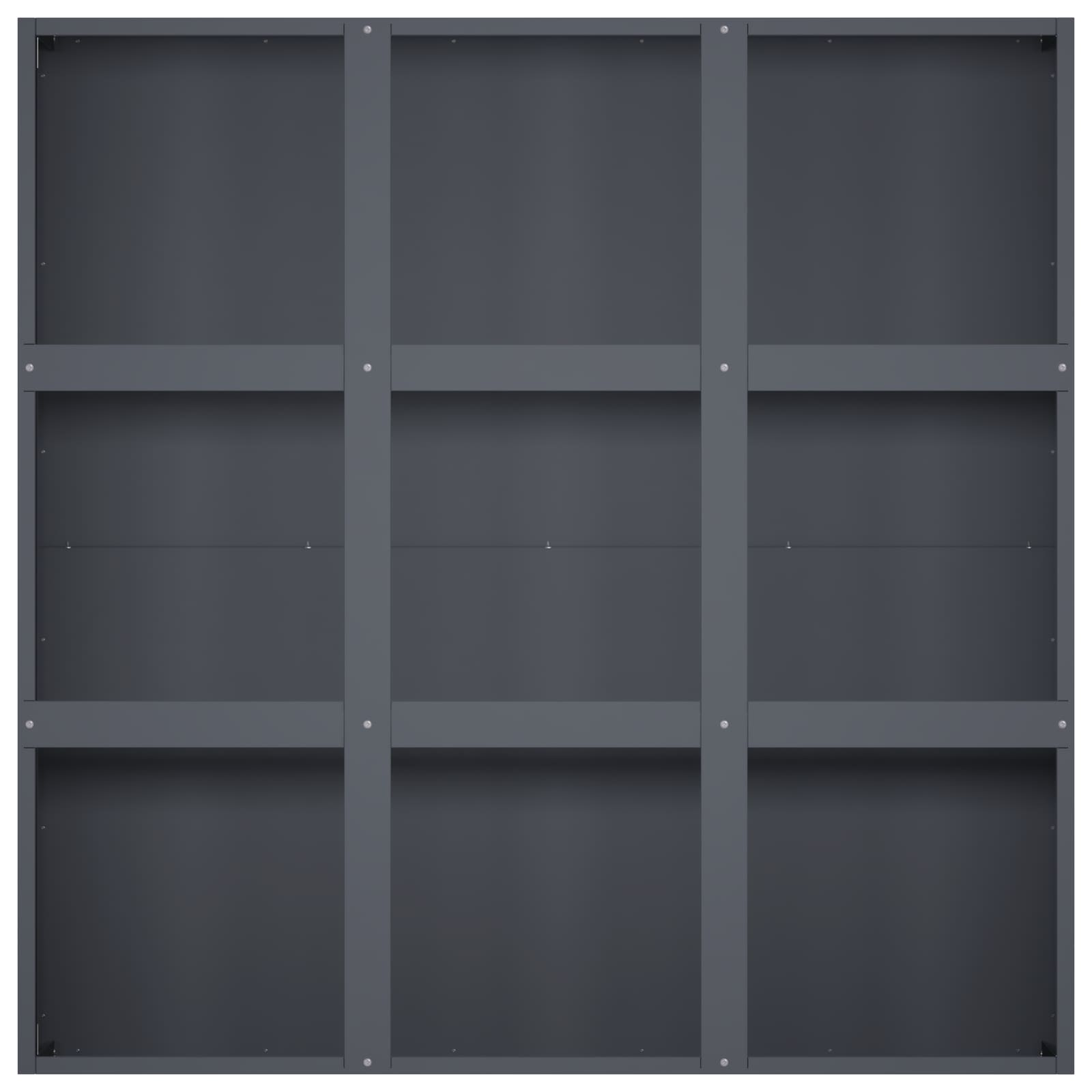Plantenbak Antraciet 100 x 100 x 20 cm Koudgewalst staal image 4