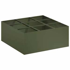 vidaXL Aia istutuspot Oliiviroheline 100 x 100 x 20 cm