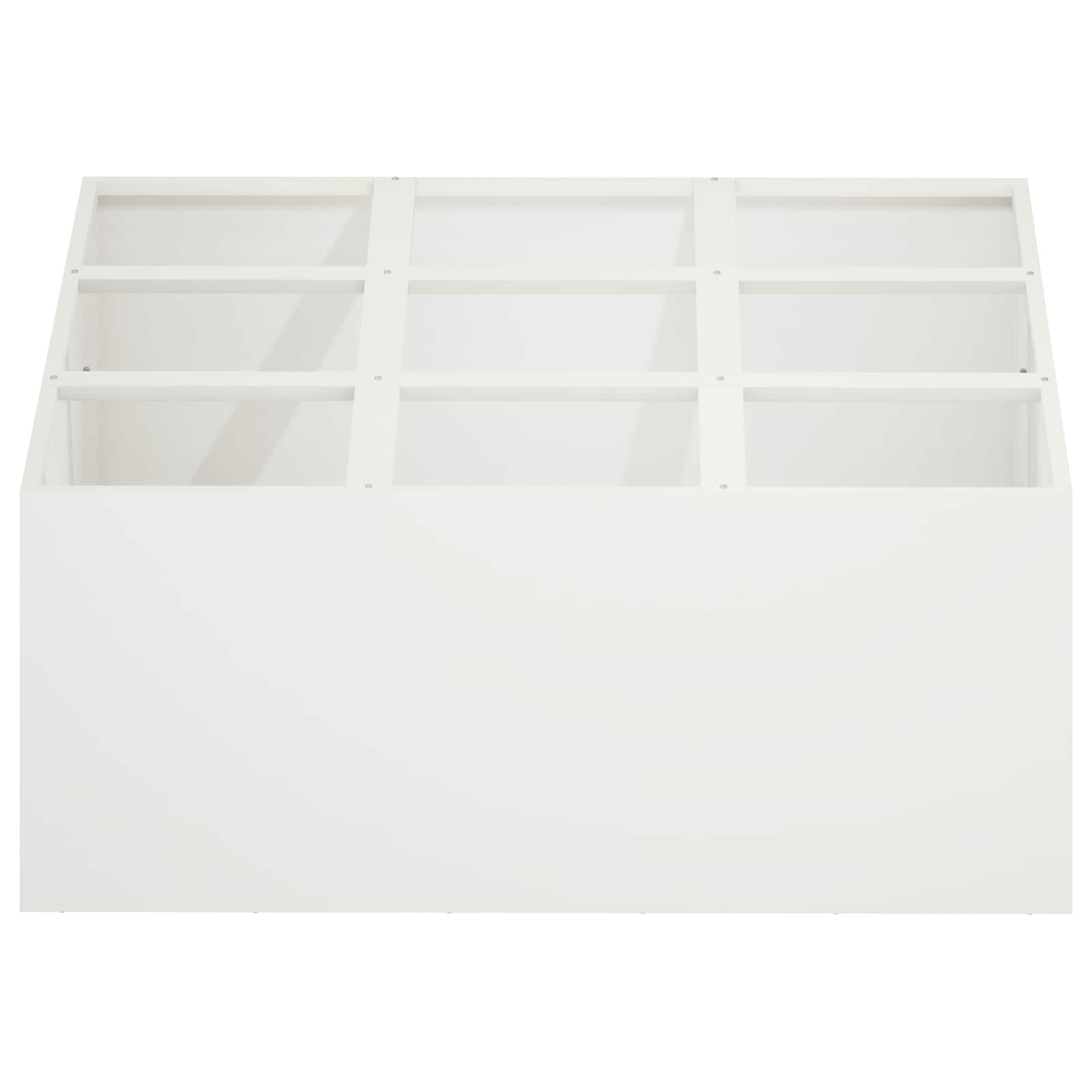 Plantenbak Wit 100 x 100 x 40 cm Koudgewalst staal image 3