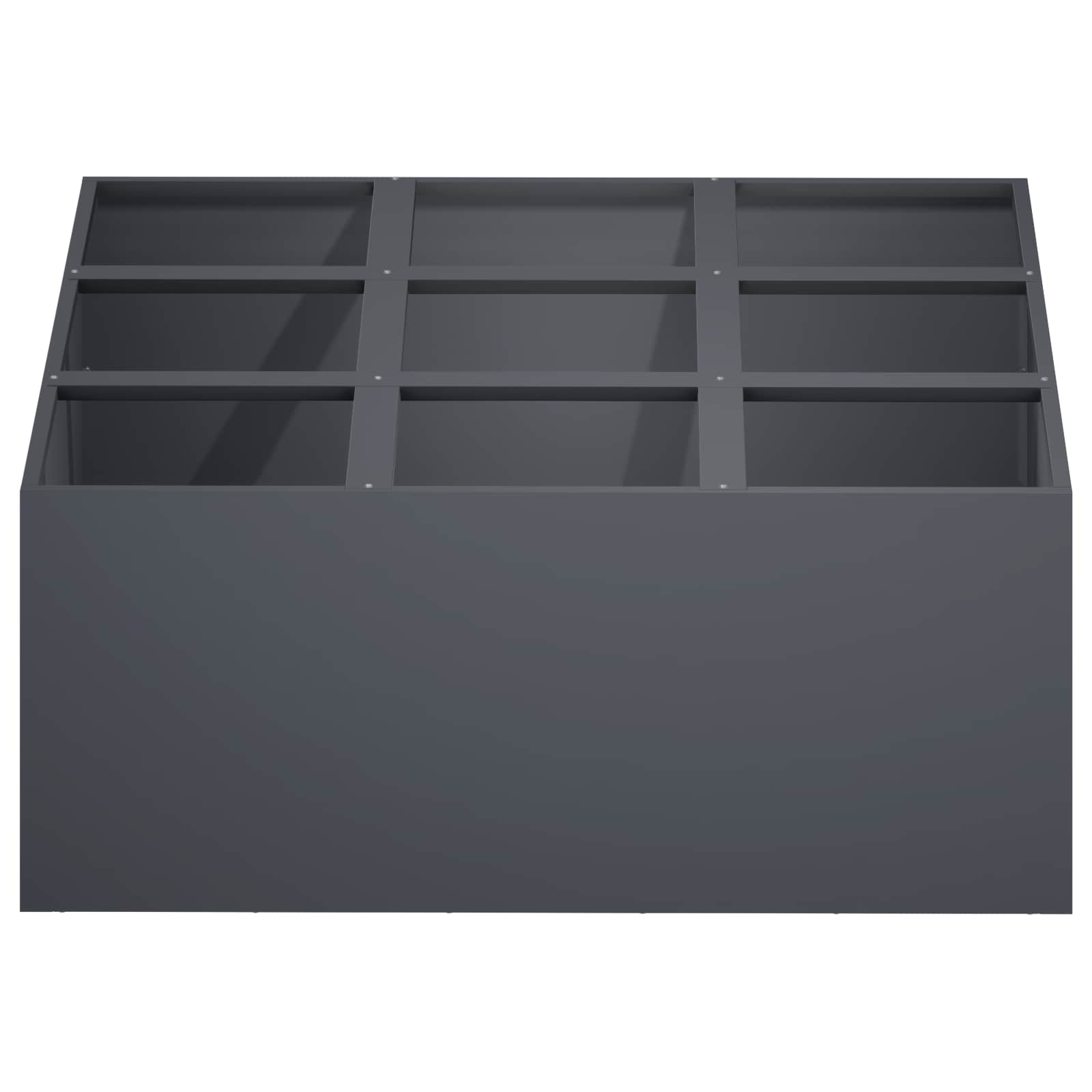 Plantenbak Antraciet 100 x 100 x 40 cm Koudgewalst staal image 3