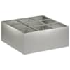 vidaXL Aia istutuspot H&otilde;bedane 100 x 100 x 50 cm Roostevaba teras