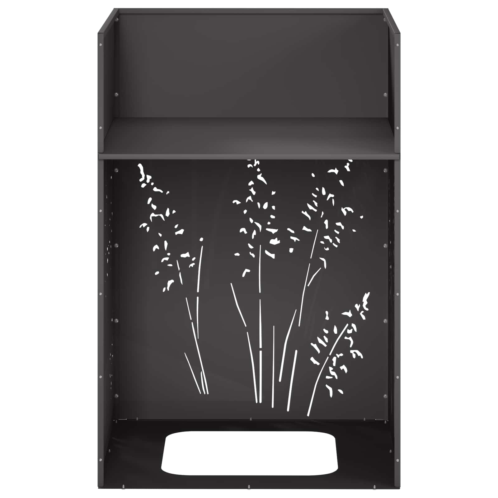 Plantenbak Zwart 50 x 50 x 75 cm Koudgewalst staal image 8