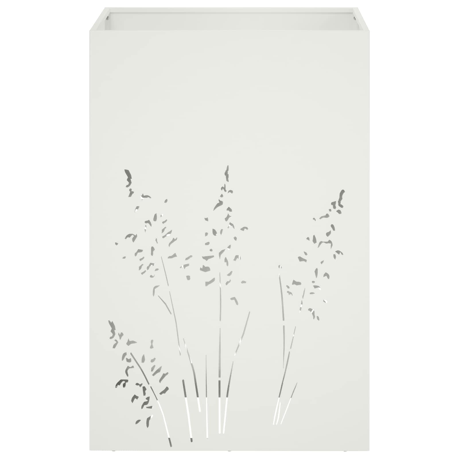 Plantenbak Wit 50 x 50 x 75 cm Koudgewalst staal image 4