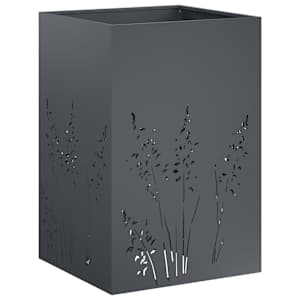 vidaXL Aia istutuspot Antratsiit 50 x 50 x 75 cm K&uuml;lmvalmistatud teras
