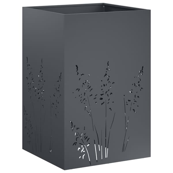 vidaXL Aia istutuspot Antratsiit 50 x 50 x 75 cm K&uuml;lmvalmistatud teras