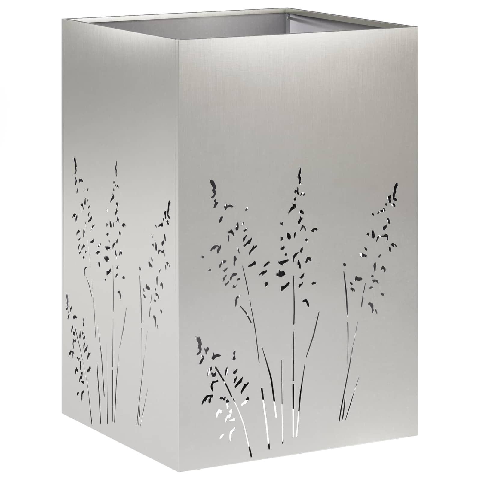 Plantenbak zilver 50 x 50 x 75 cm Roestvrij staal image 2