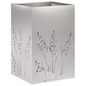 vidaXL Aia istutuspot H&otilde;bedane 50 x 50 x 75 cm Roostevaba teras