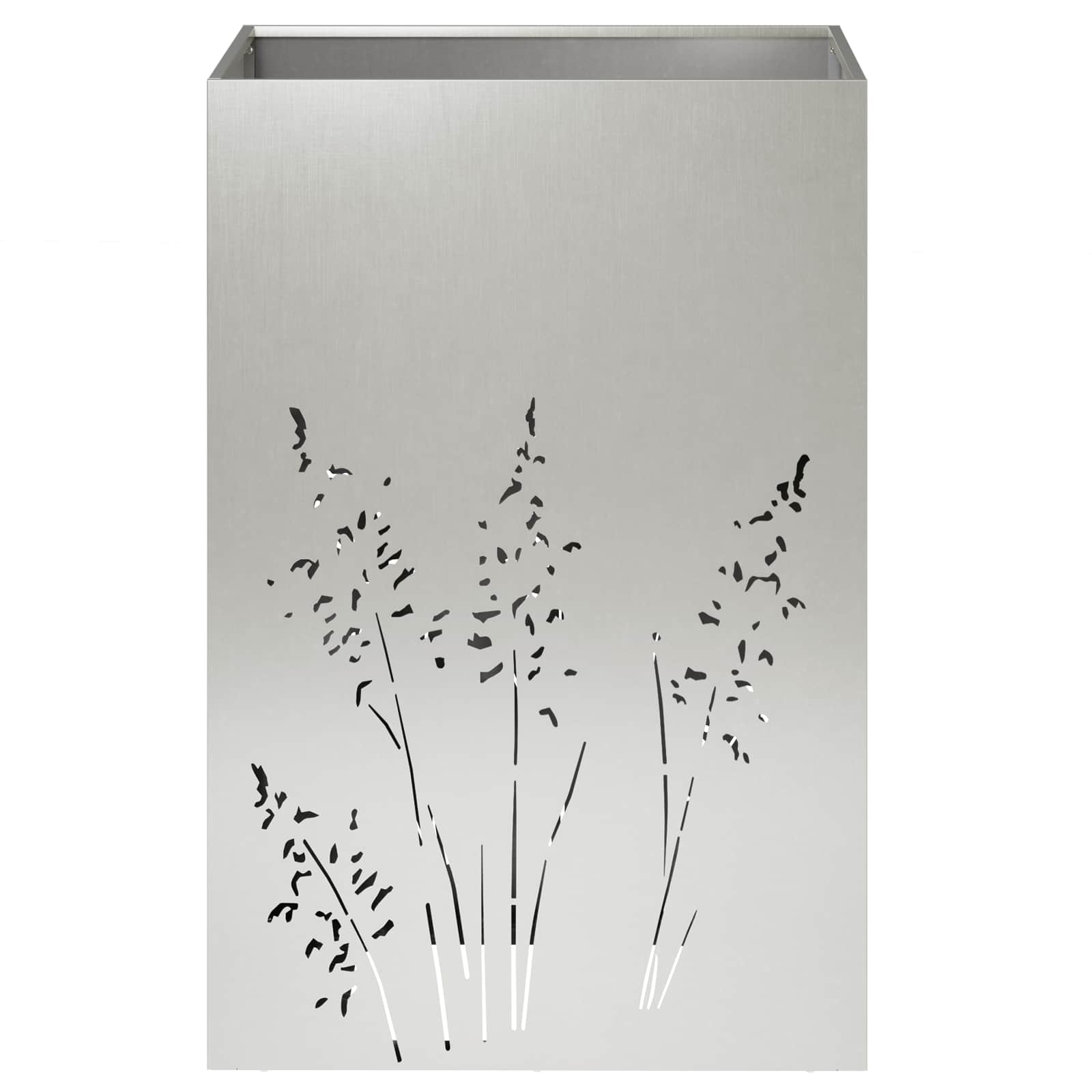 Plantenbak zilver 50 x 50 x 75 cm Roestvrij staal image 4