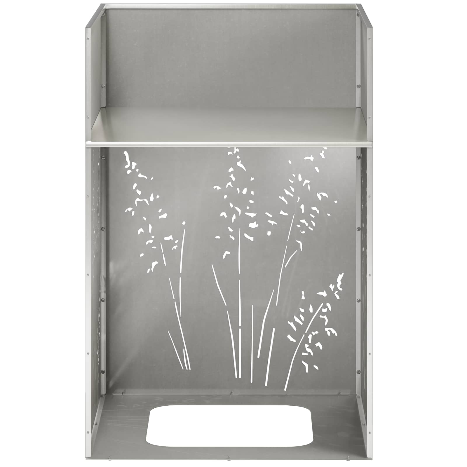 Plantenbak zilver 50 x 50 x 75 cm Roestvrij staal image 8