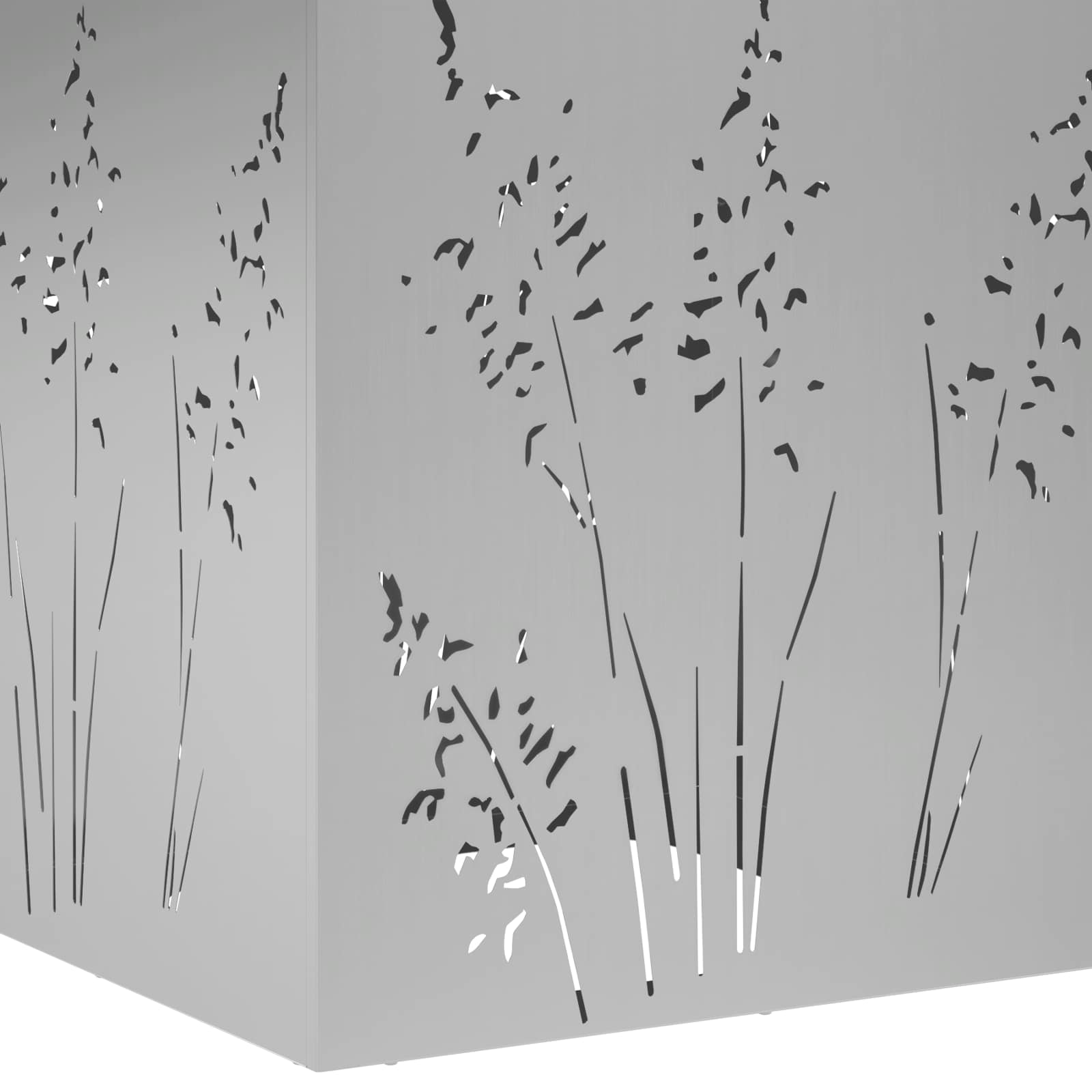 Plantenbak zilver 50 x 50 x 75 cm Gegalvaniseerd staal image 7