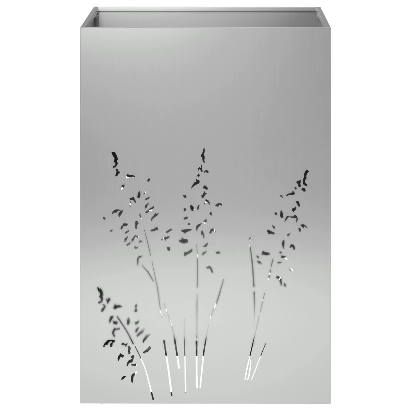 Plantenbak zilver 50 x 50 x 75 cm Gegalvaniseerd staal image 4