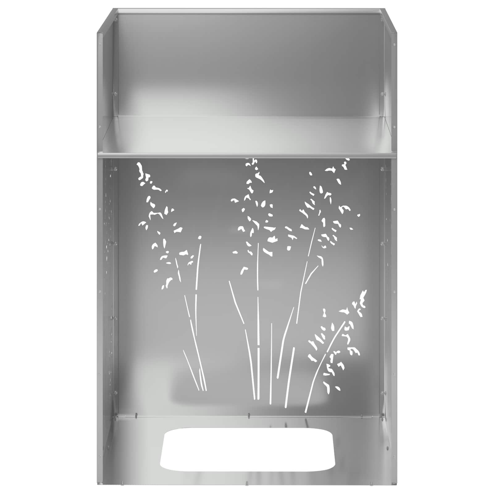 Plantenbak zilver 50 x 50 x 75 cm Gegalvaniseerd staal image 8