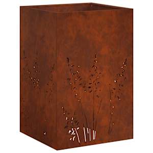vidaXL Aia istutuspot Rooste 50 x 50 x 75 cm Ilmastikukindel teras
