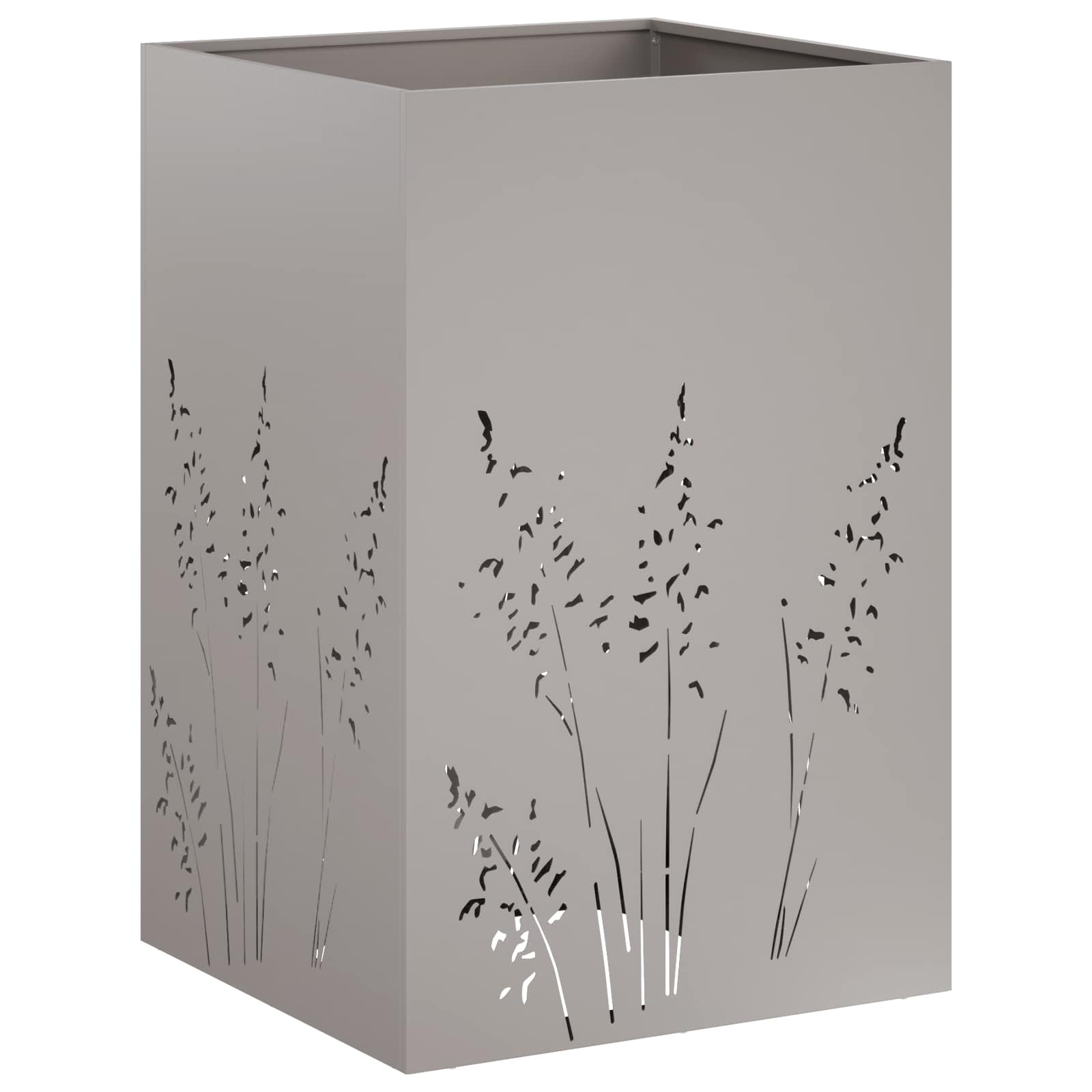 Plantenbak 2 st Roestkleurig 50 x 50 x 75 cm weervast staal image 5