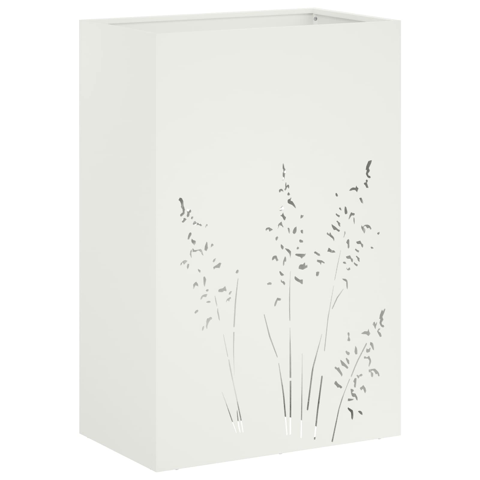 Plantenbak Wit 50 x 30 x 75 cm Koudgewalst staal image 2