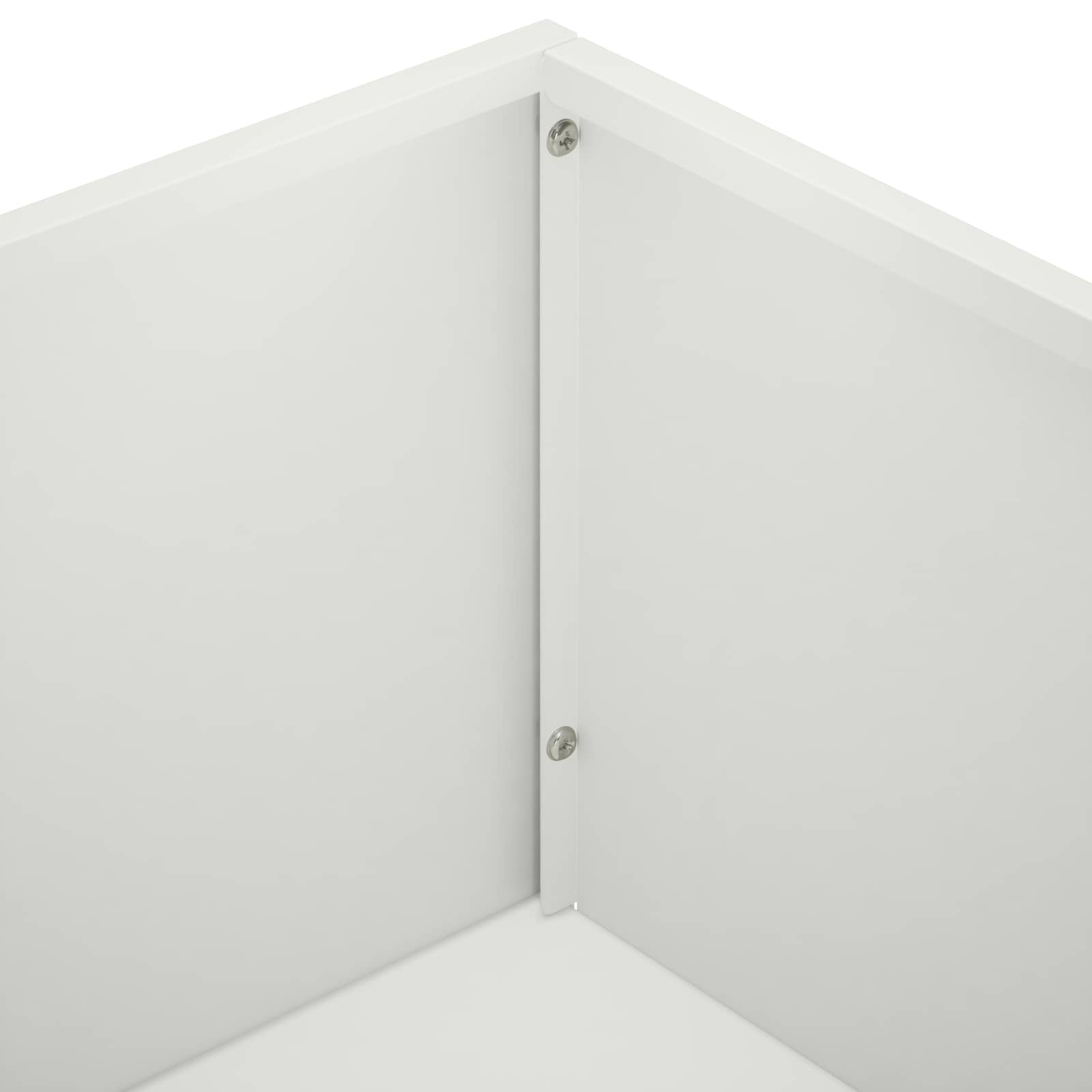 Plantenbak 2 st Wit 50 x 30 x 75 cm Koudgewalst staal image 7