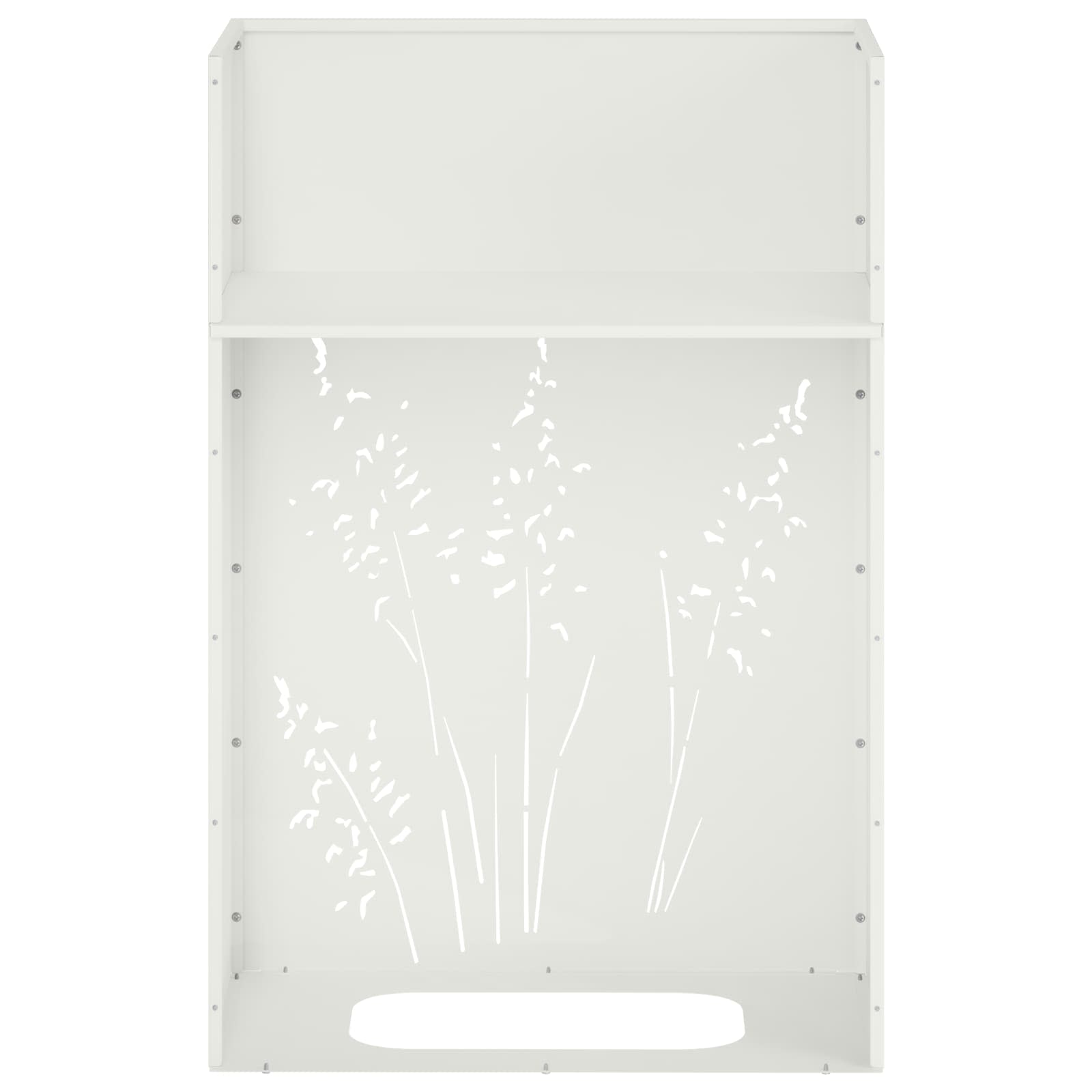 Plantenbak 2 st Wit 50 x 30 x 75 cm Koudgewalst staal image 9