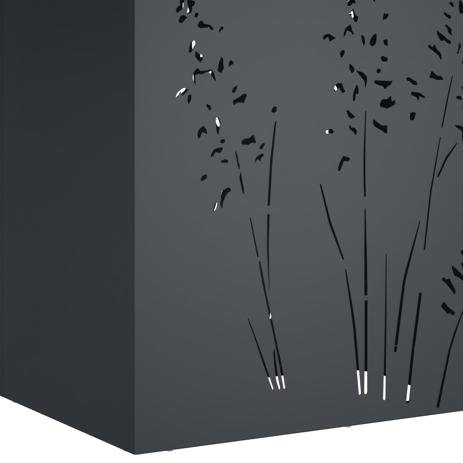 Plantenbak 2 st Antraciet 50 x 30 x 75 cm Koudgewalst staal image 8