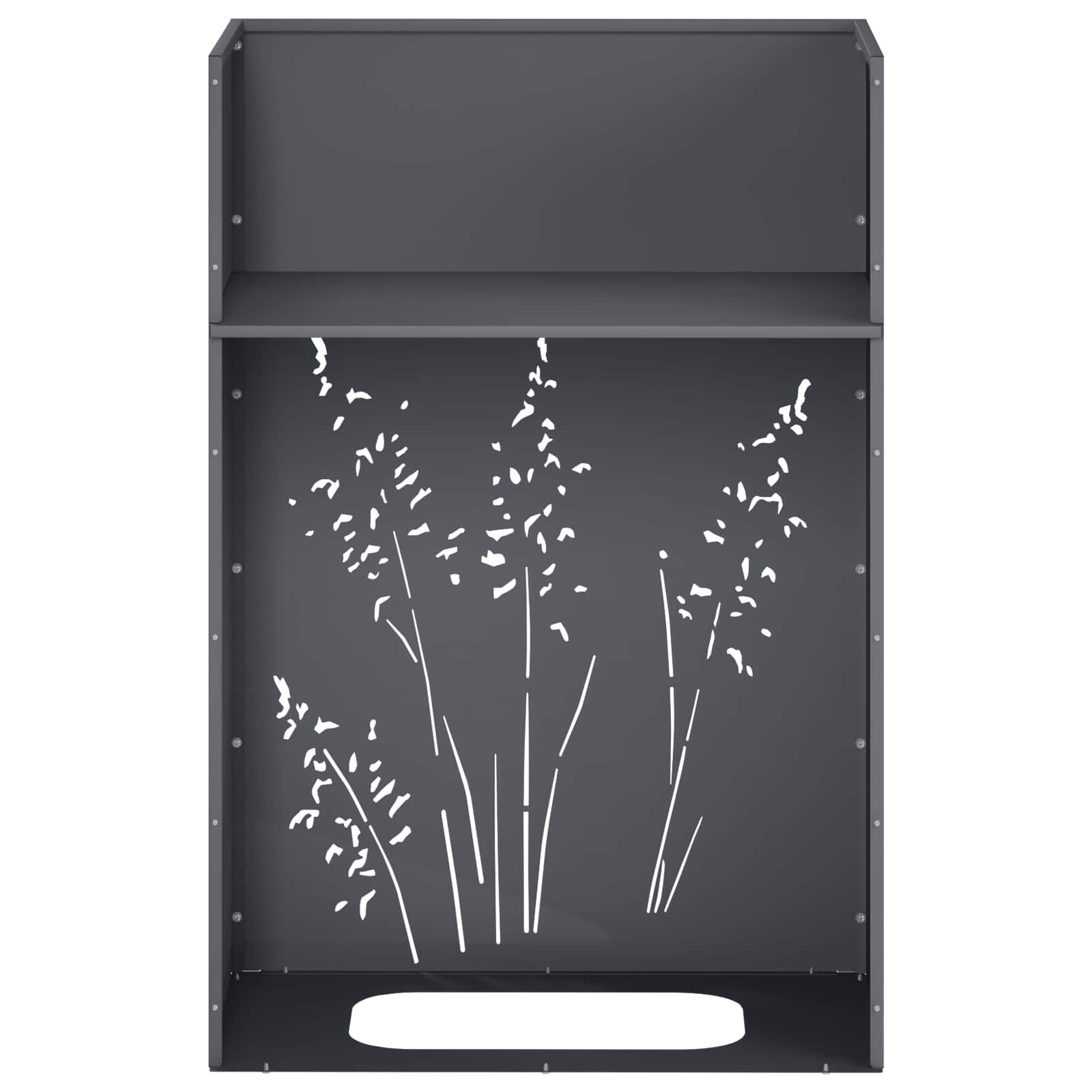 Plantenbak 2 st Antraciet 50 x 30 x 75 cm Koudgewalst staal image 9