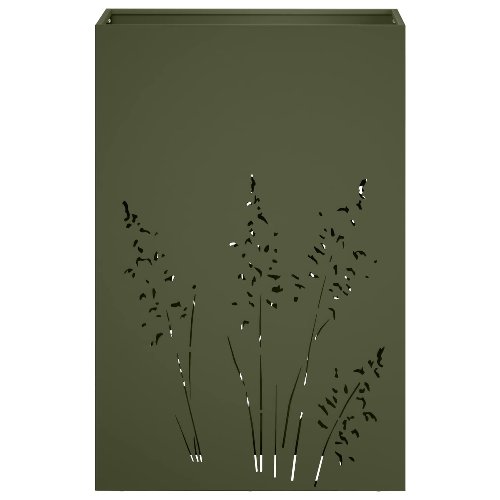 Plantenbak Olijfgroen 50 x 30 x 75 cm Koudgewalst staal image 4