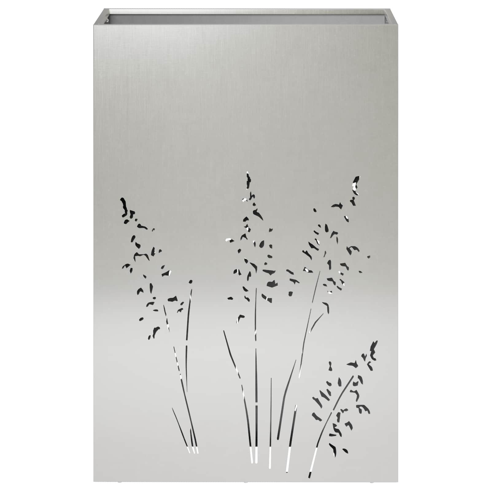 Plantenbak 2 st zilver 50 x 30 x 75 cm Roestvrij staal image 5